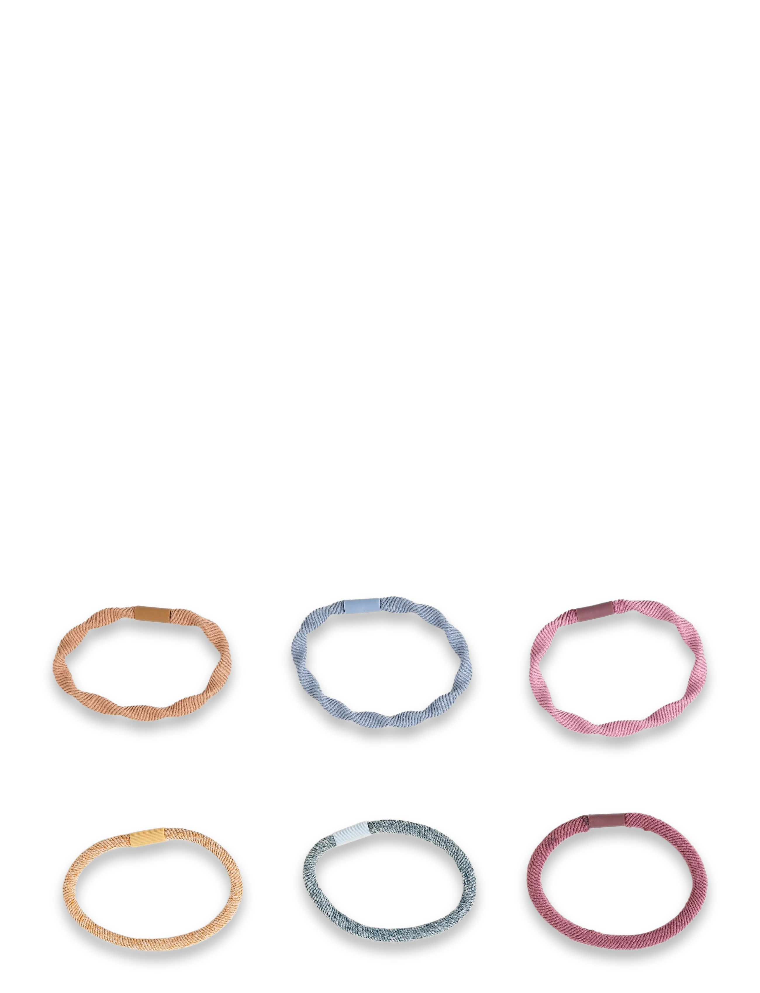 Mango Pack of 6 combined hair ties - Mango - MEDIUM BLUE / blue