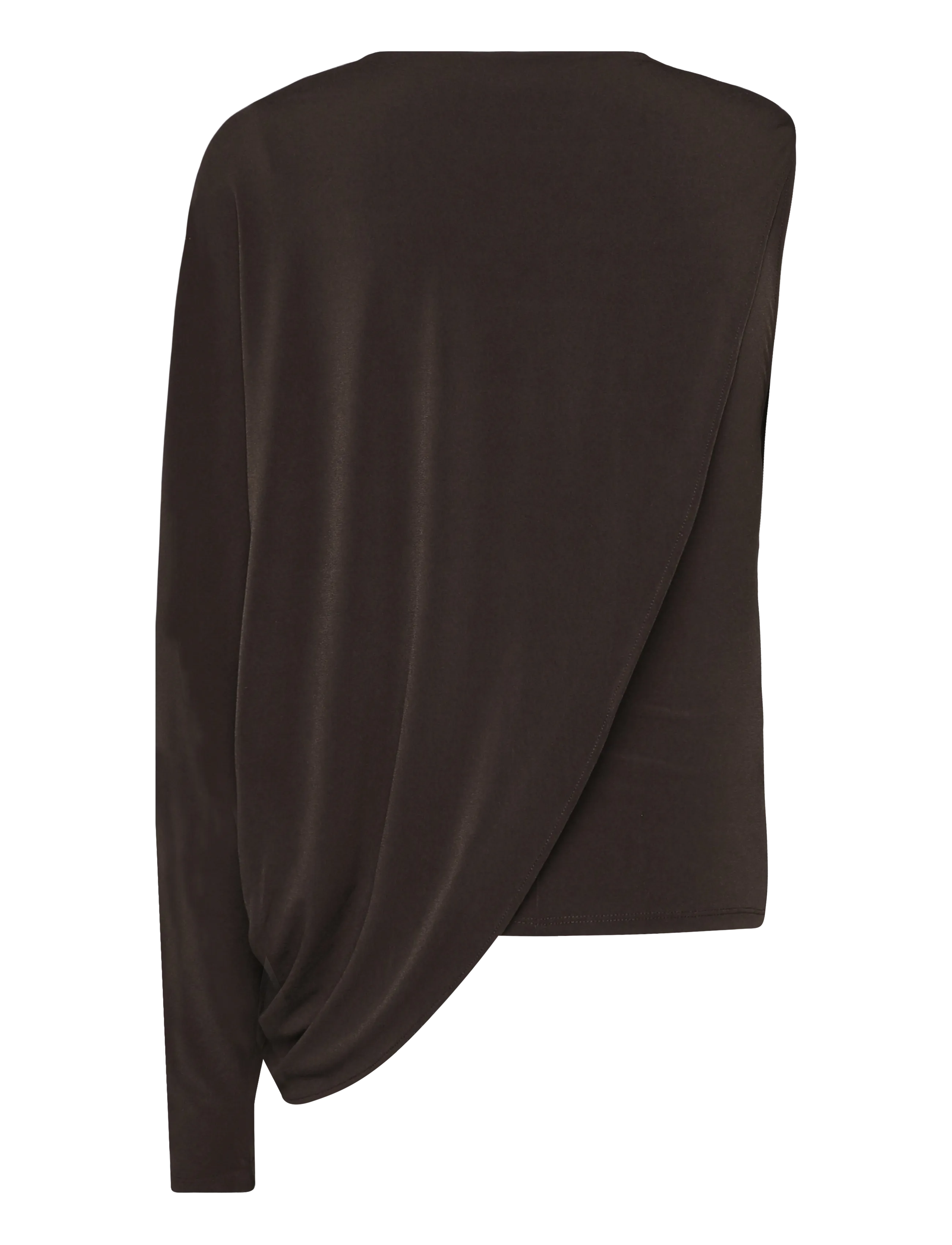 Mango - Ruffled asymmetrical blouse - særlige begivenheder - brown - 2