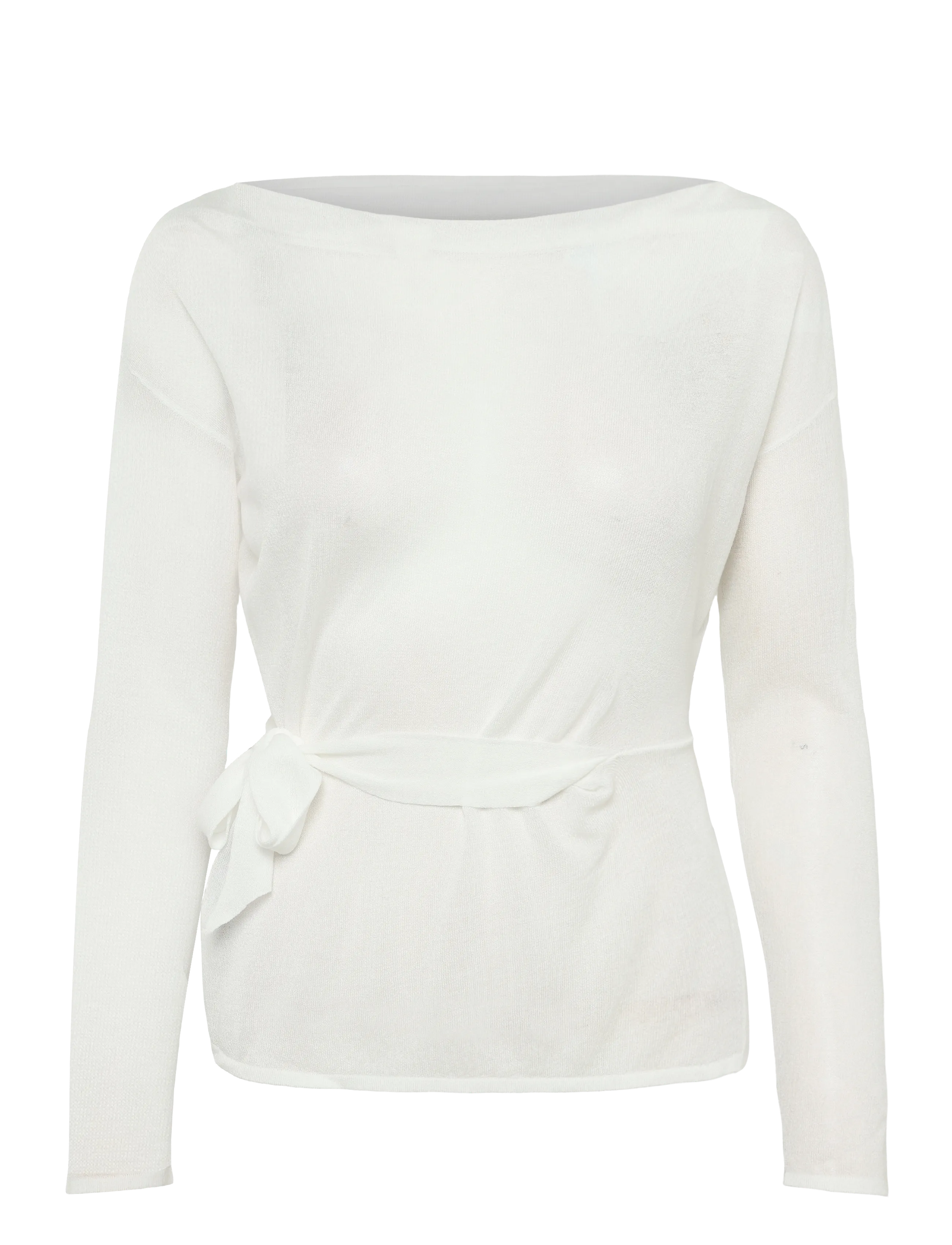 Mango Fine knit bow jumper - Stickade tröjor - NATURAL WHITE / white