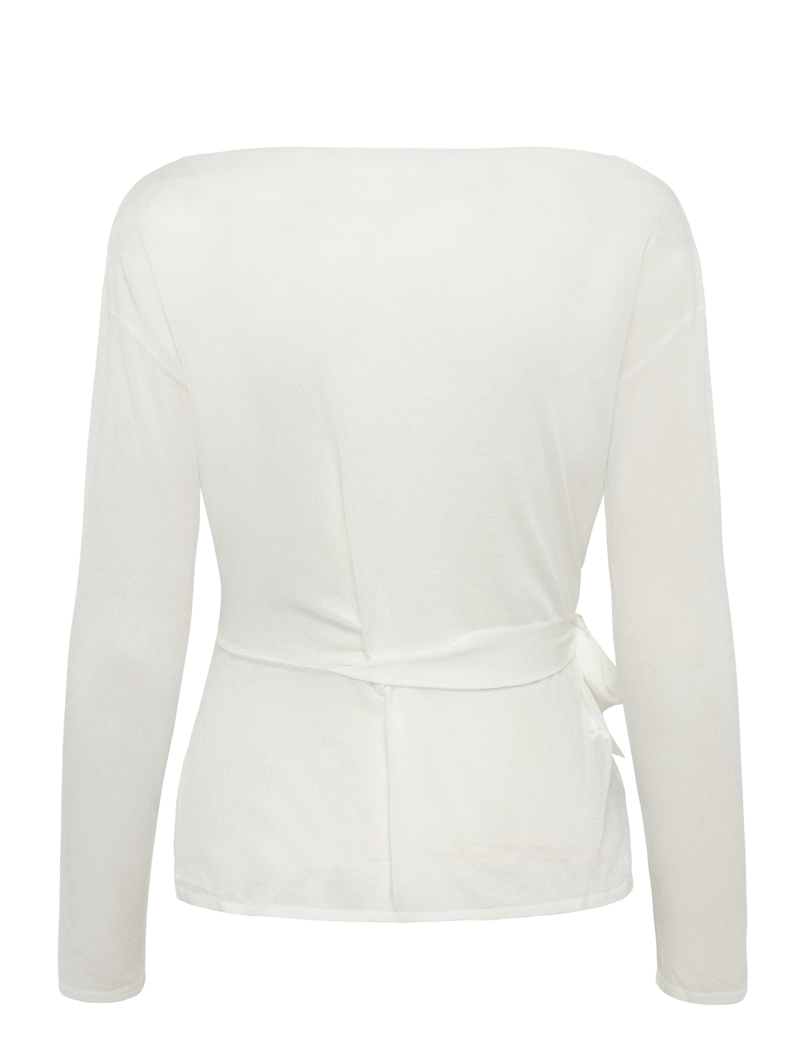Mango - Fine knit bow jumper - stickade tröjor - natural white - 2