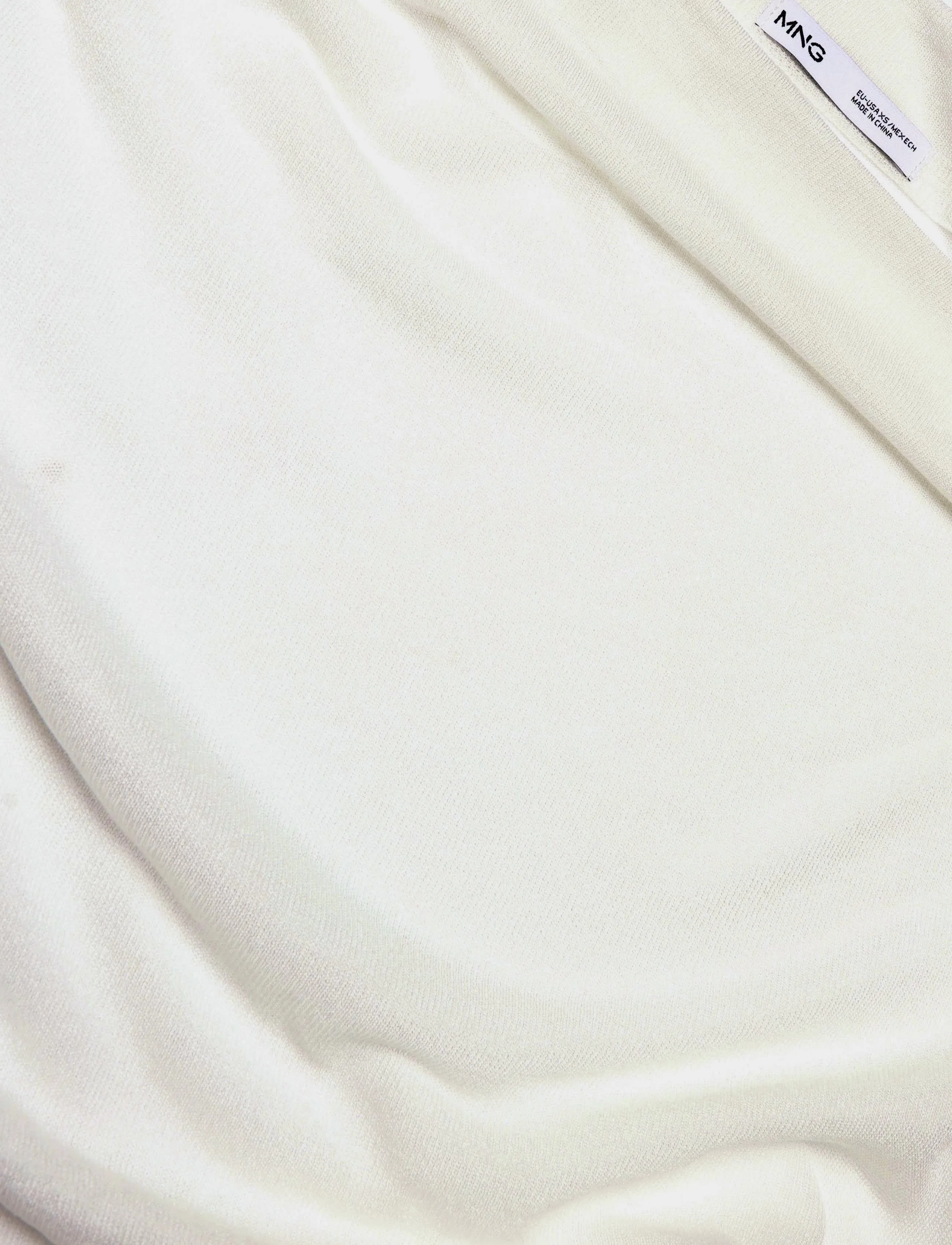 Mango - Fine knit bow jumper - stickade tröjor - natural white - 4