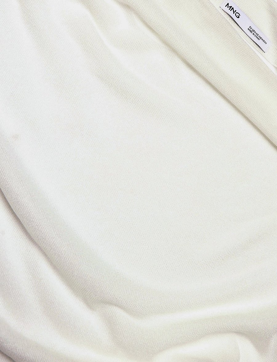 Mango - Fine knit bow jumper - stickade tröjor - natural white - 4