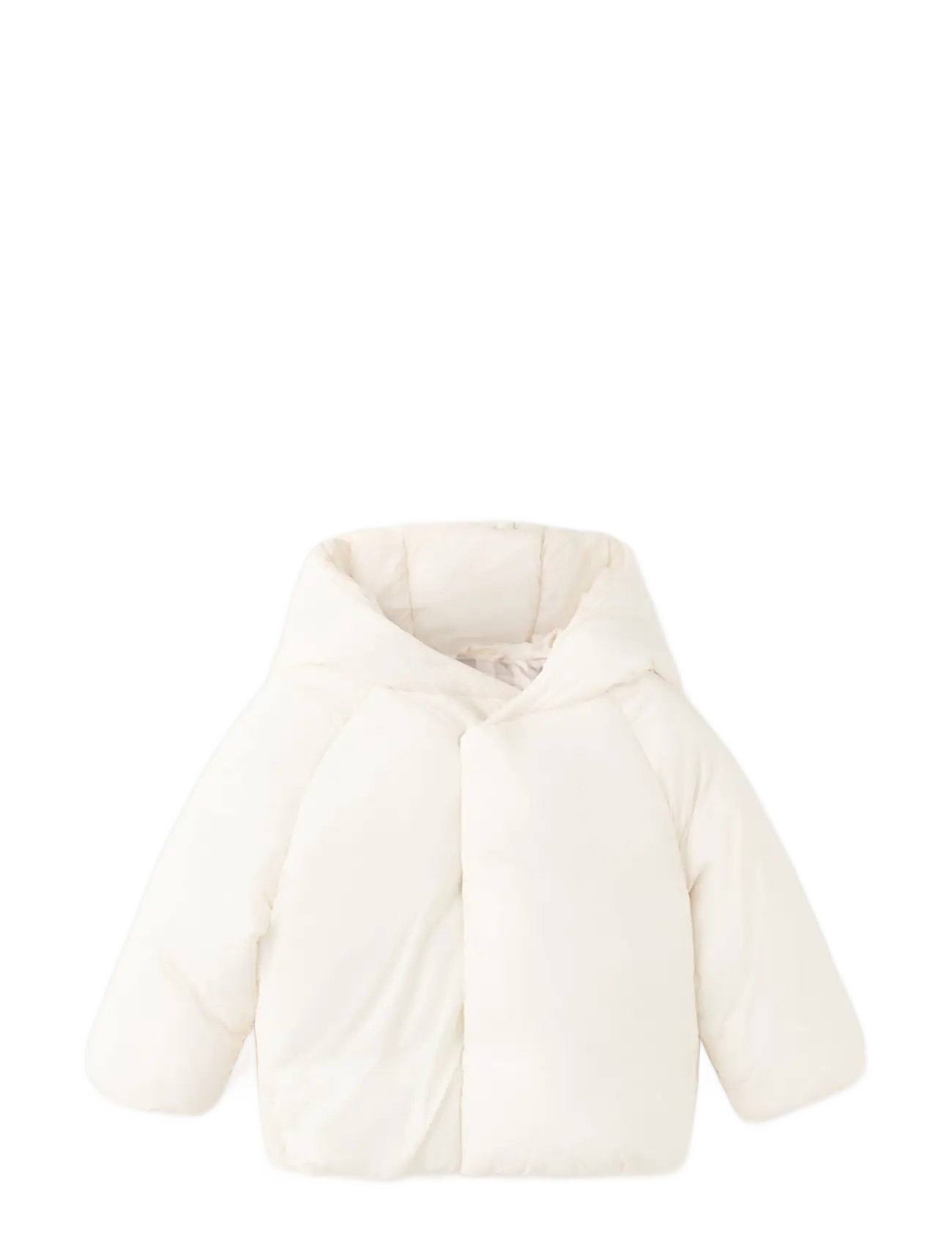 Mango Hooded coat - Vinterjackor - NATURAL WHITE / cream