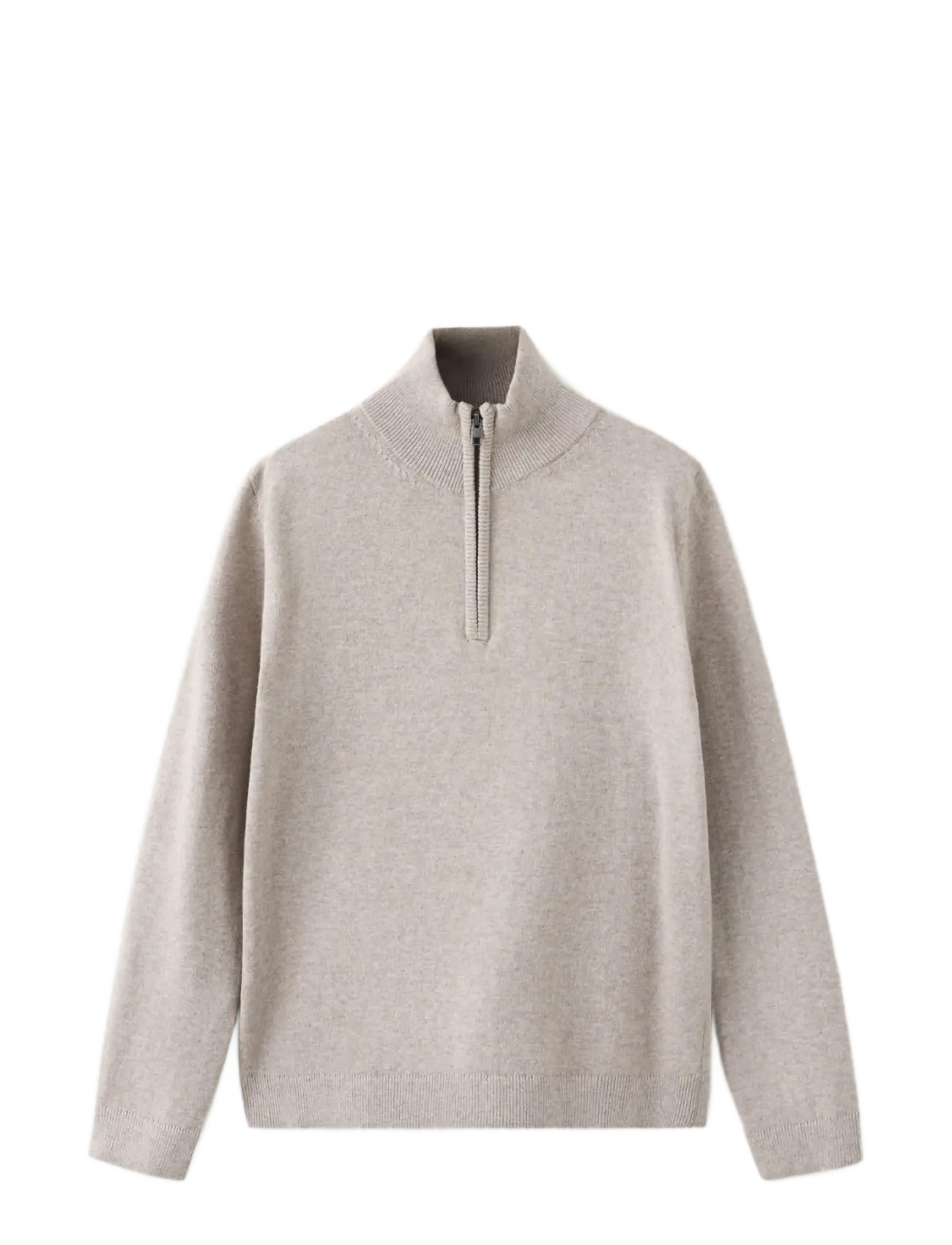 Mango Knitted sweater with perkins neck - Stickade tröjor - MEDIUM BROWN / brown