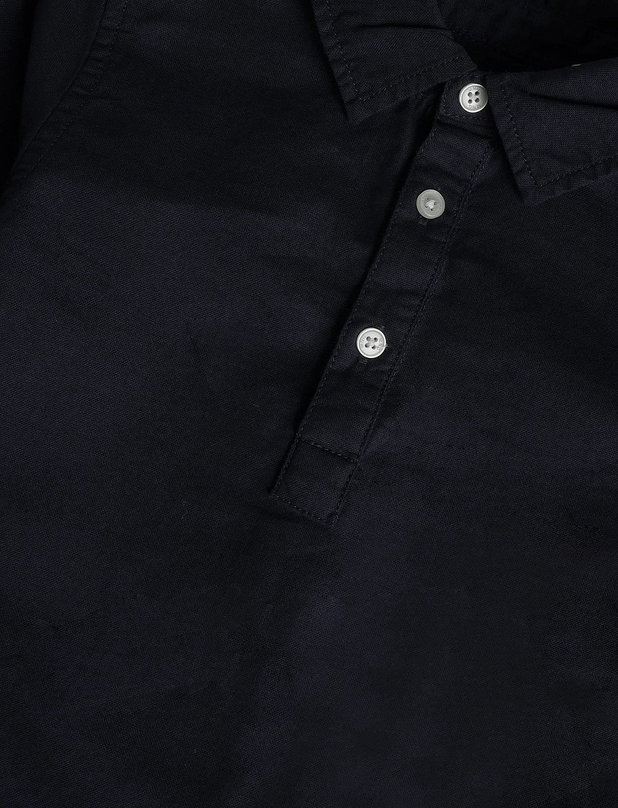 Mango - Cotton denim shirt - langærmede skjorter - navy - 2