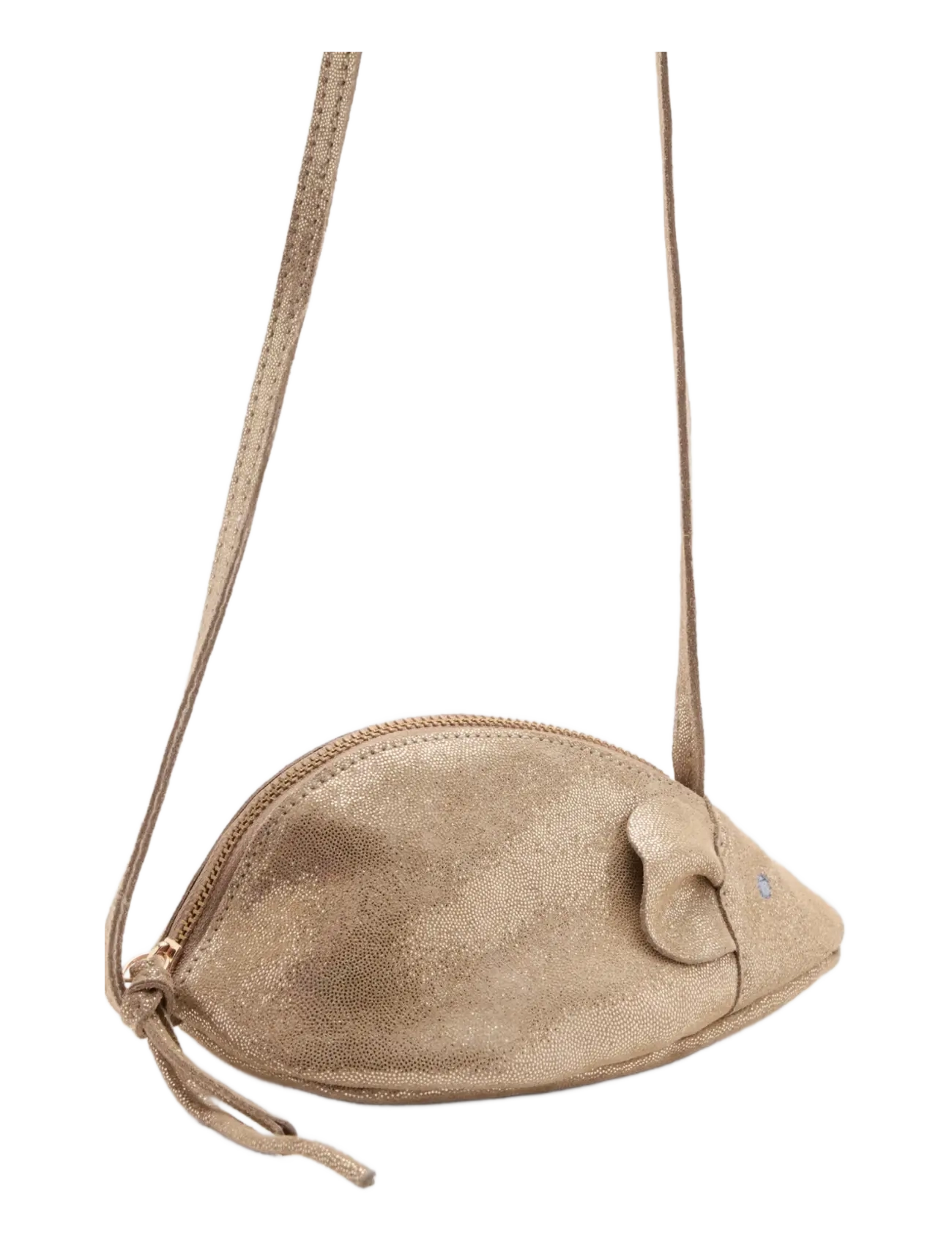 Mango - Mouse leather handbag - axelremsväskor - lt pastel brown - 1