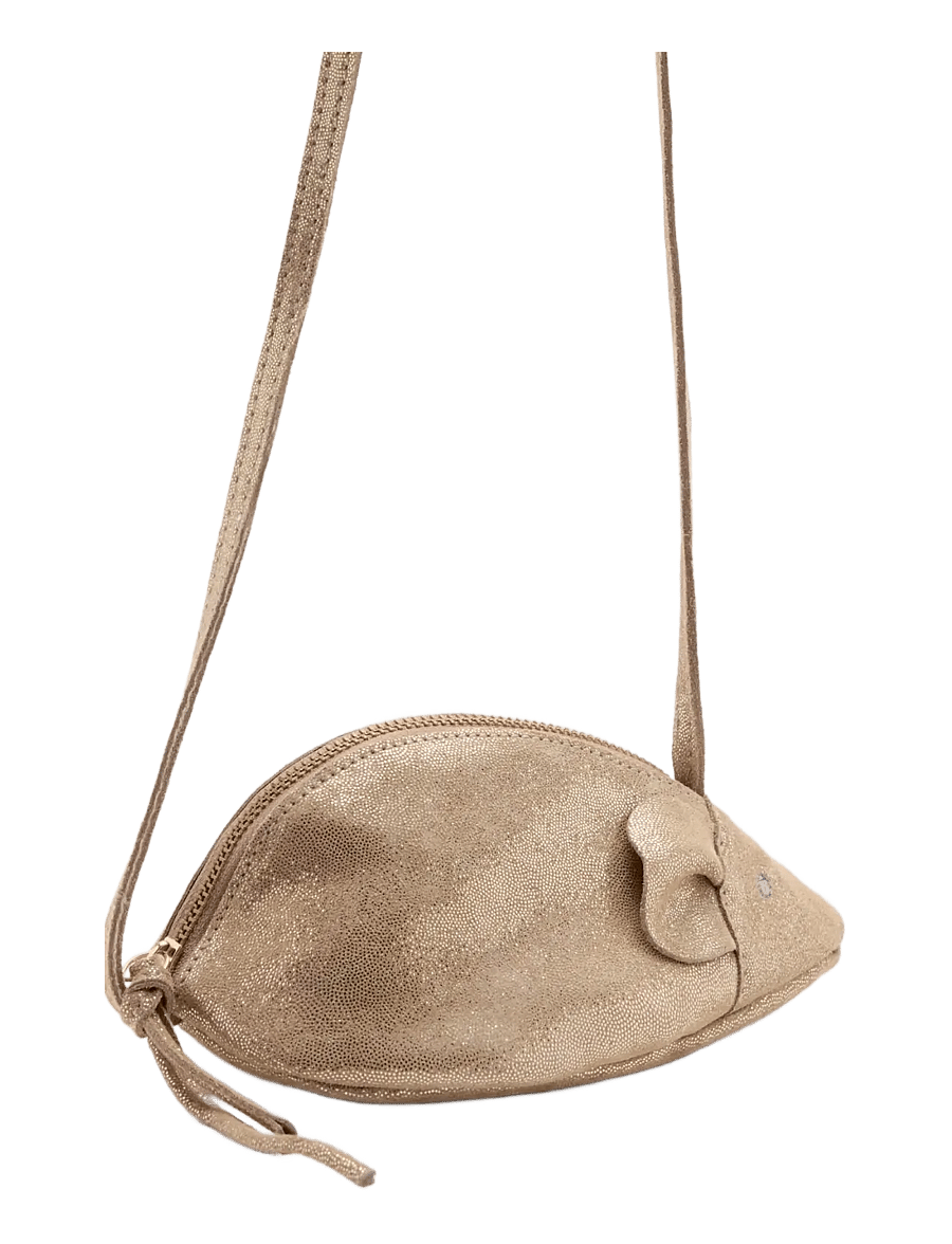 Mango - Mouse leather handbag - axelremsväskor - lt pastel brown - 1