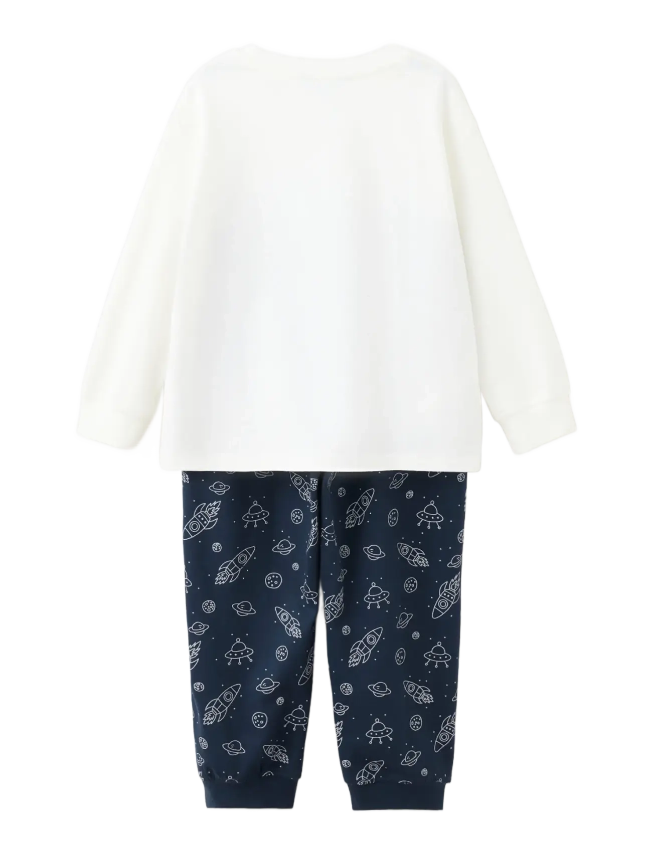 Mango - Space printed long pyjamas - pyjamassæt - navy - 1