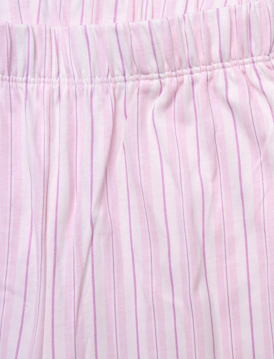 Mango - Full cotton striped pyjamas - pyjamassæt - pink - 4
