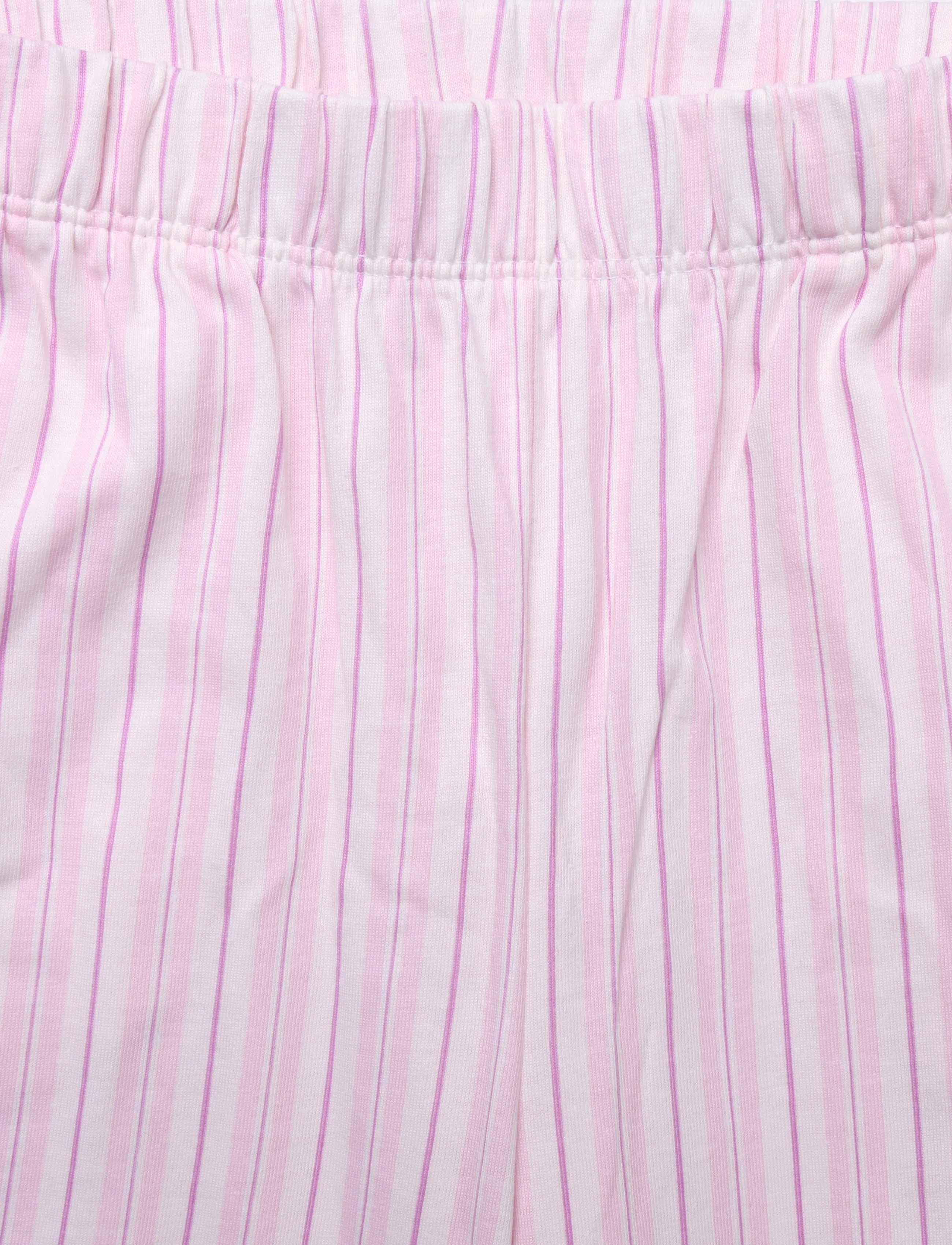Mango - Full cotton striped pyjamas - pyjamassæt - pink - 5