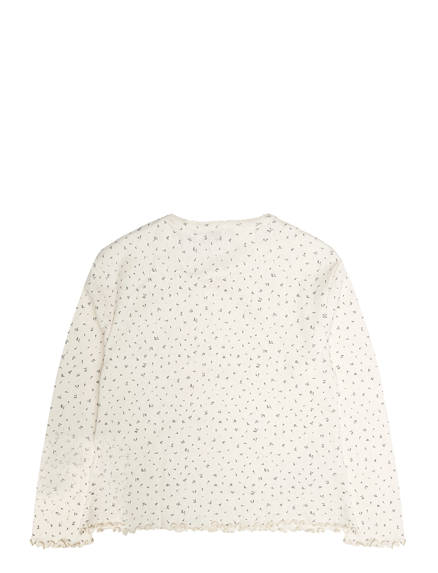Mango - 100% cotton floral full pyjamas set - pyjamassæt - light beige - 1