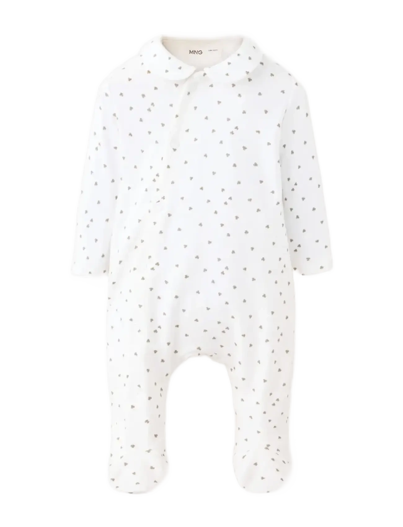 Mango Printed long pyjamas - Mango - NATURAL WHITE / white