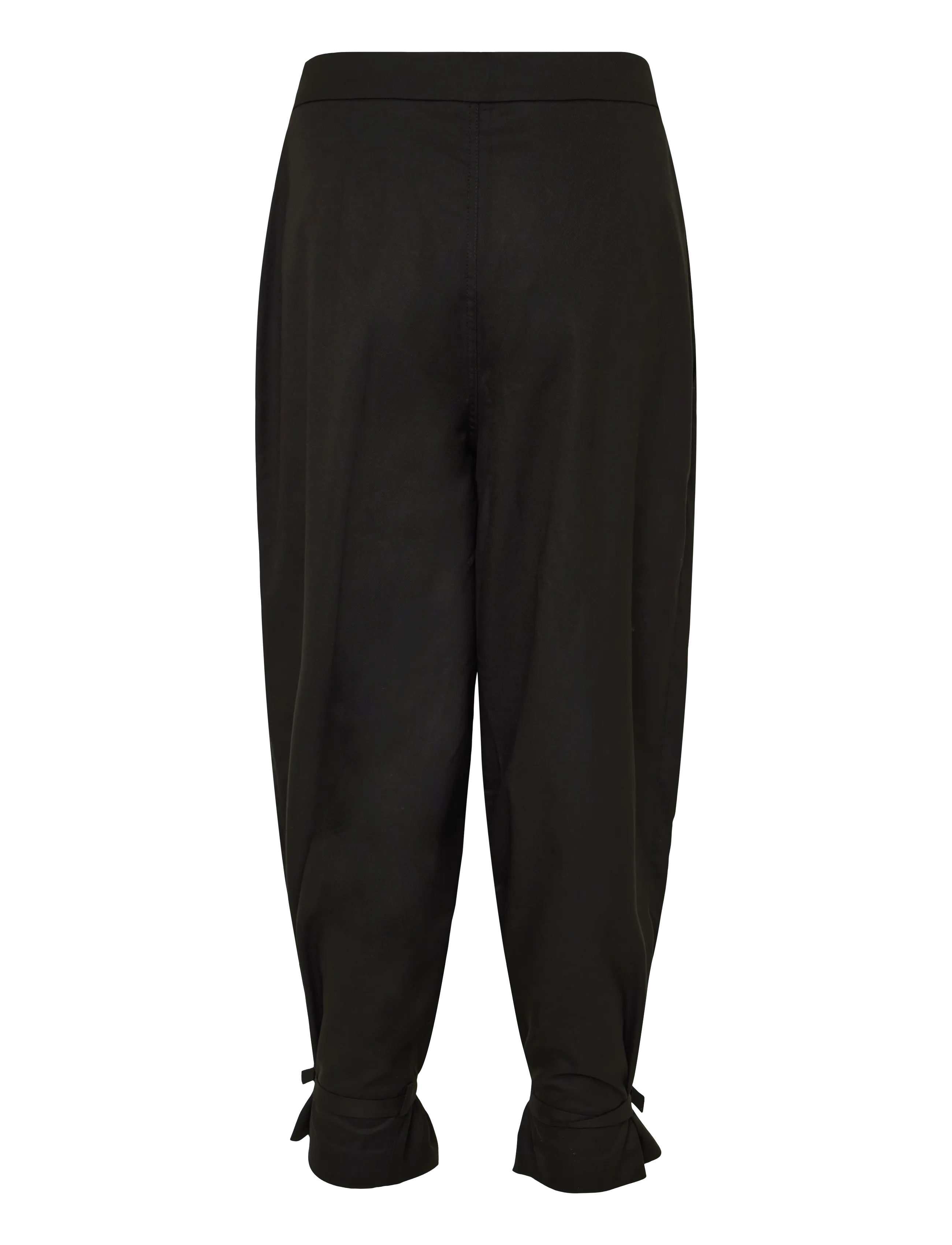 Mango - Baggy trousers with ties - barrelbyxor - dark brown - 1