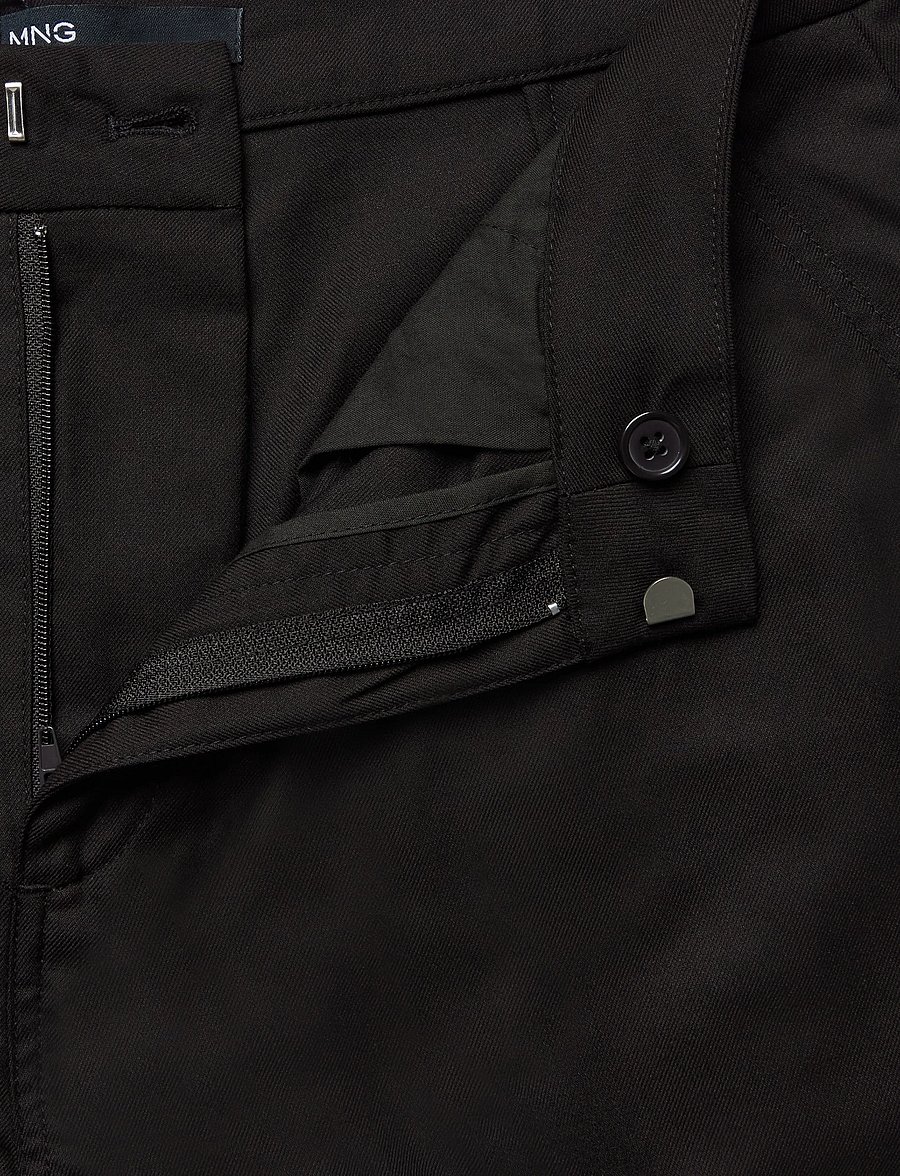 Mango - Baggy trousers with ties - barrelbyxor - dark brown - 3