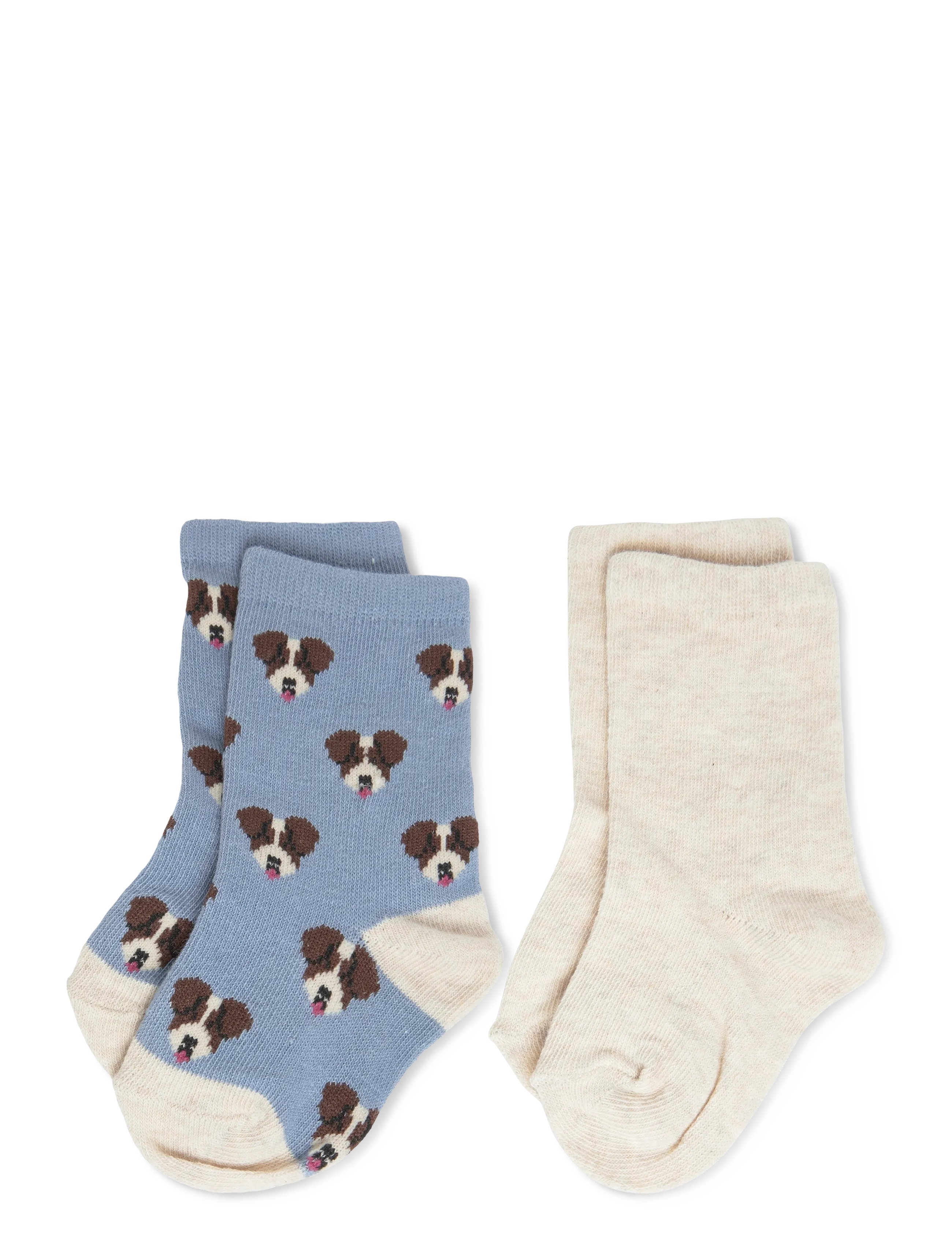 Mango Pack of 2 puppy socks - Tøj - MEDIUM BLUE / blue