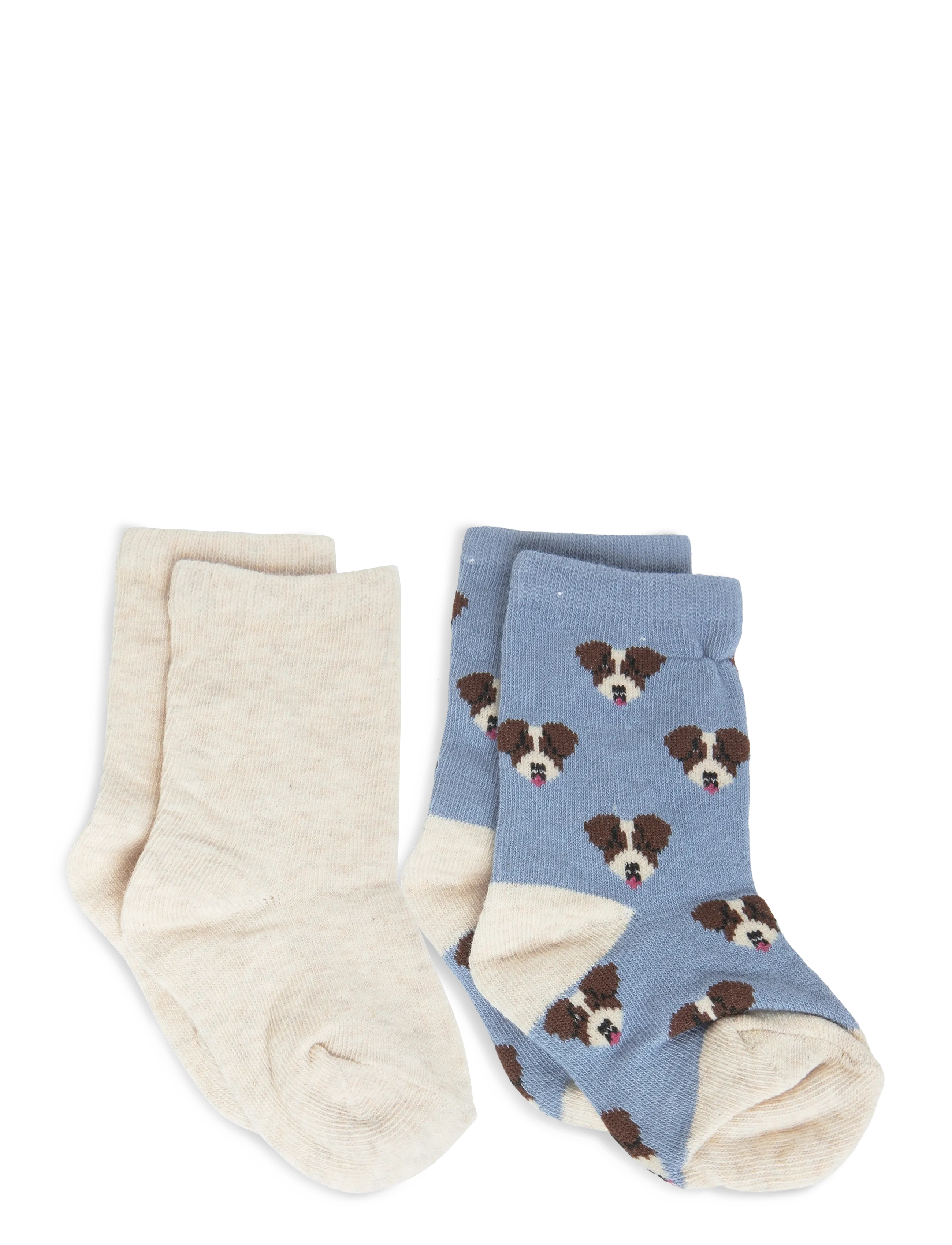 Mango - Pack of 2 puppy socks - medium blue - 1