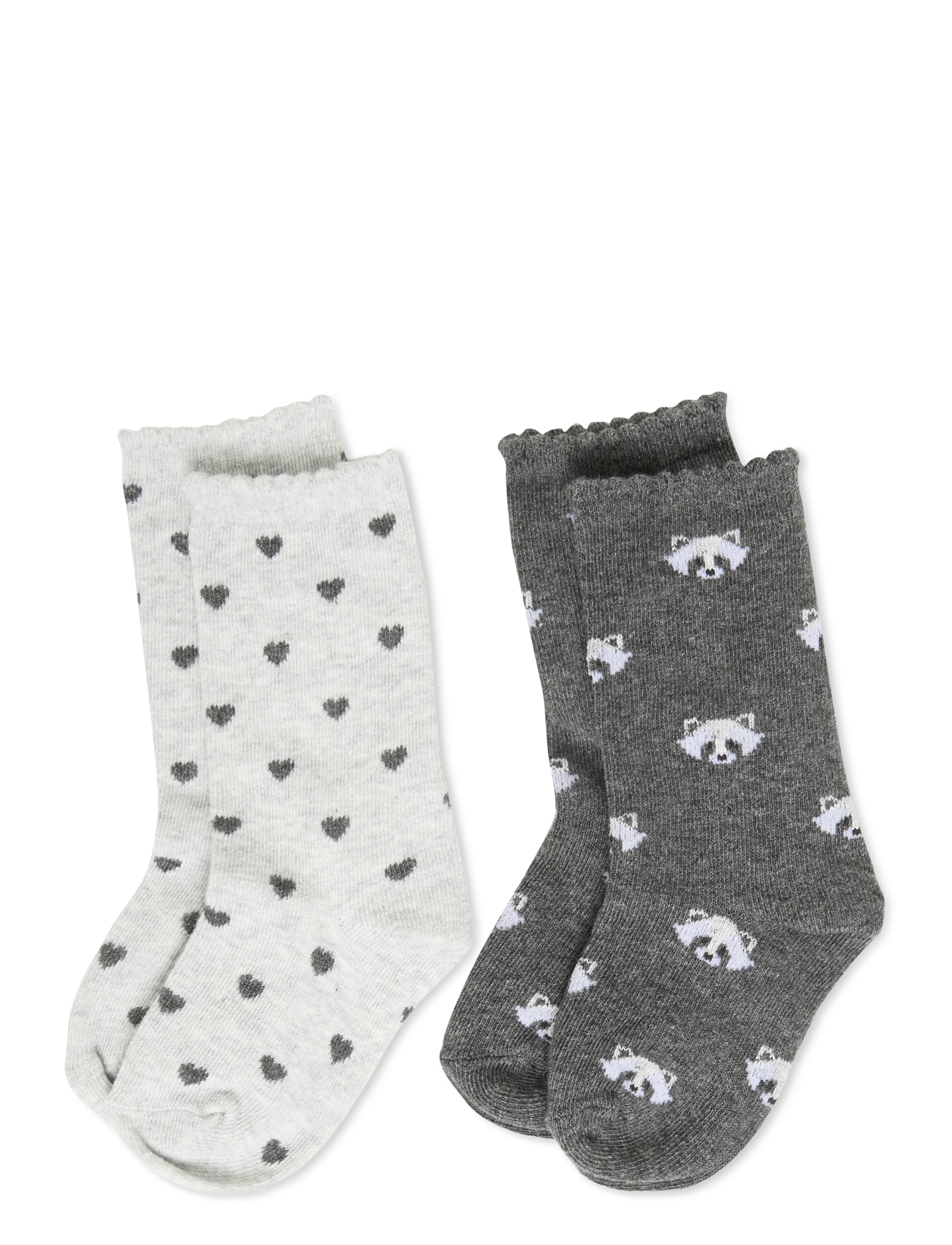 Mango 2 pack printed socks - Tøj - DARK GREY / grey