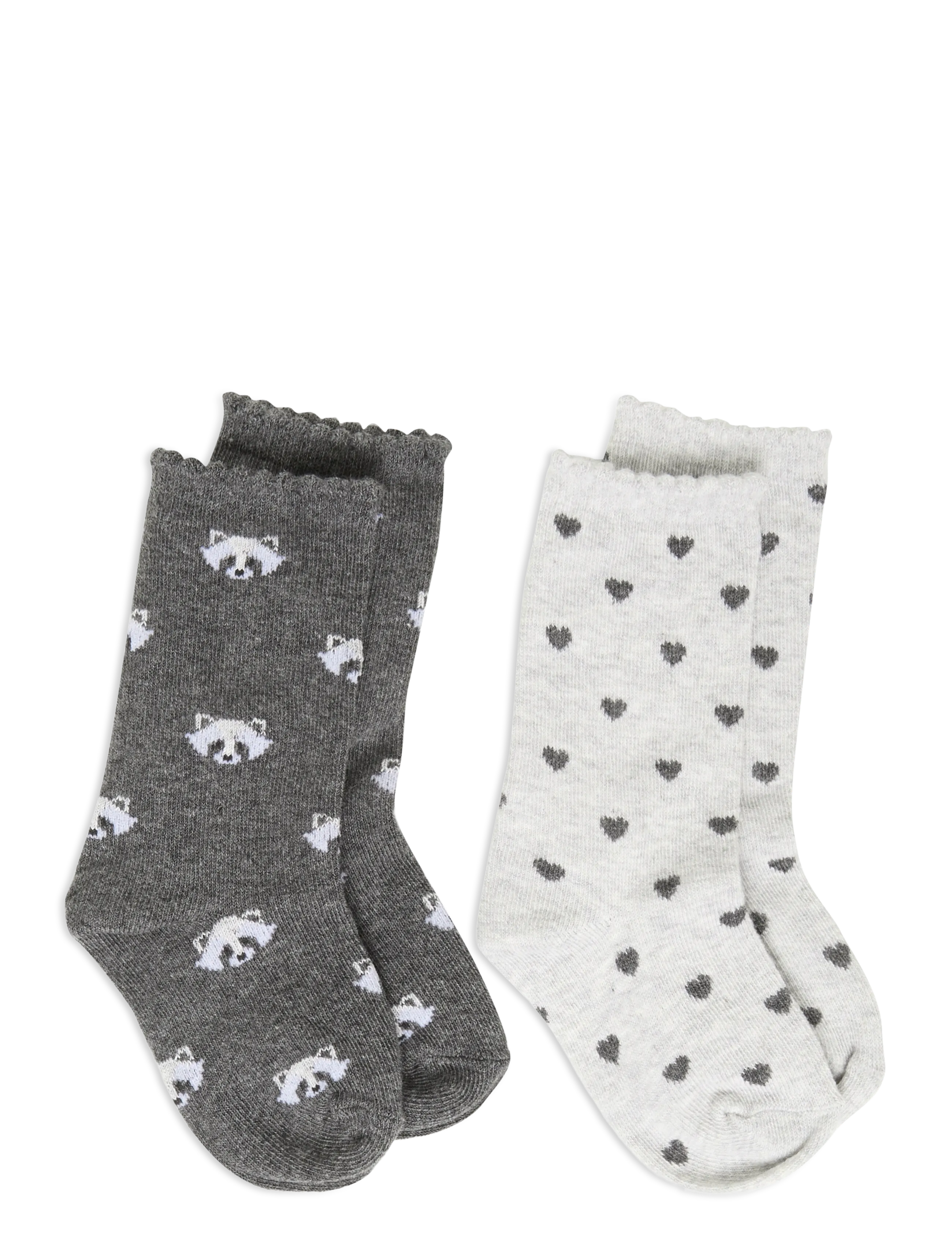 Mango - 2 pack printed socks - dark grey - 1