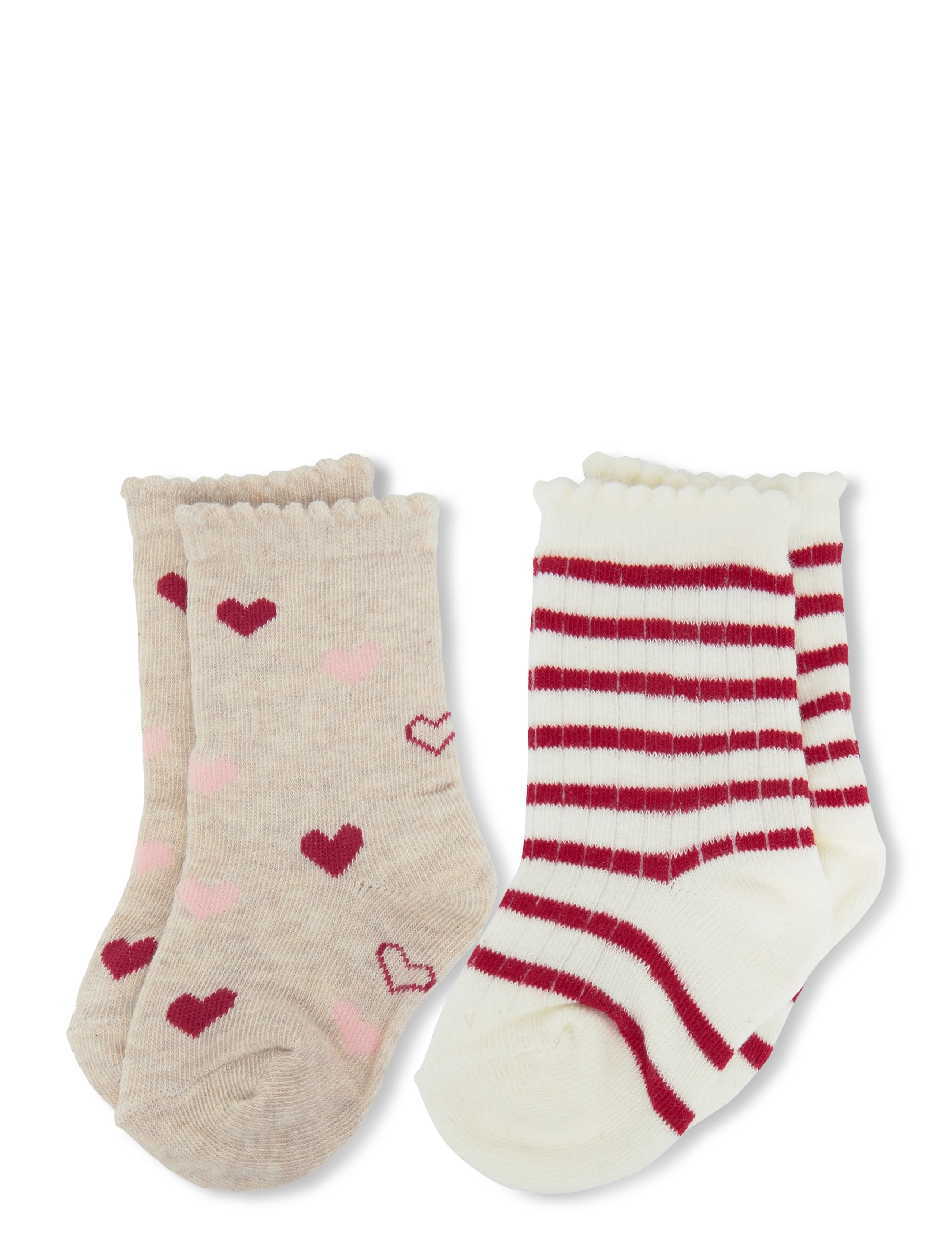 Mango 2 pack printed socks - Tøj - RED / red