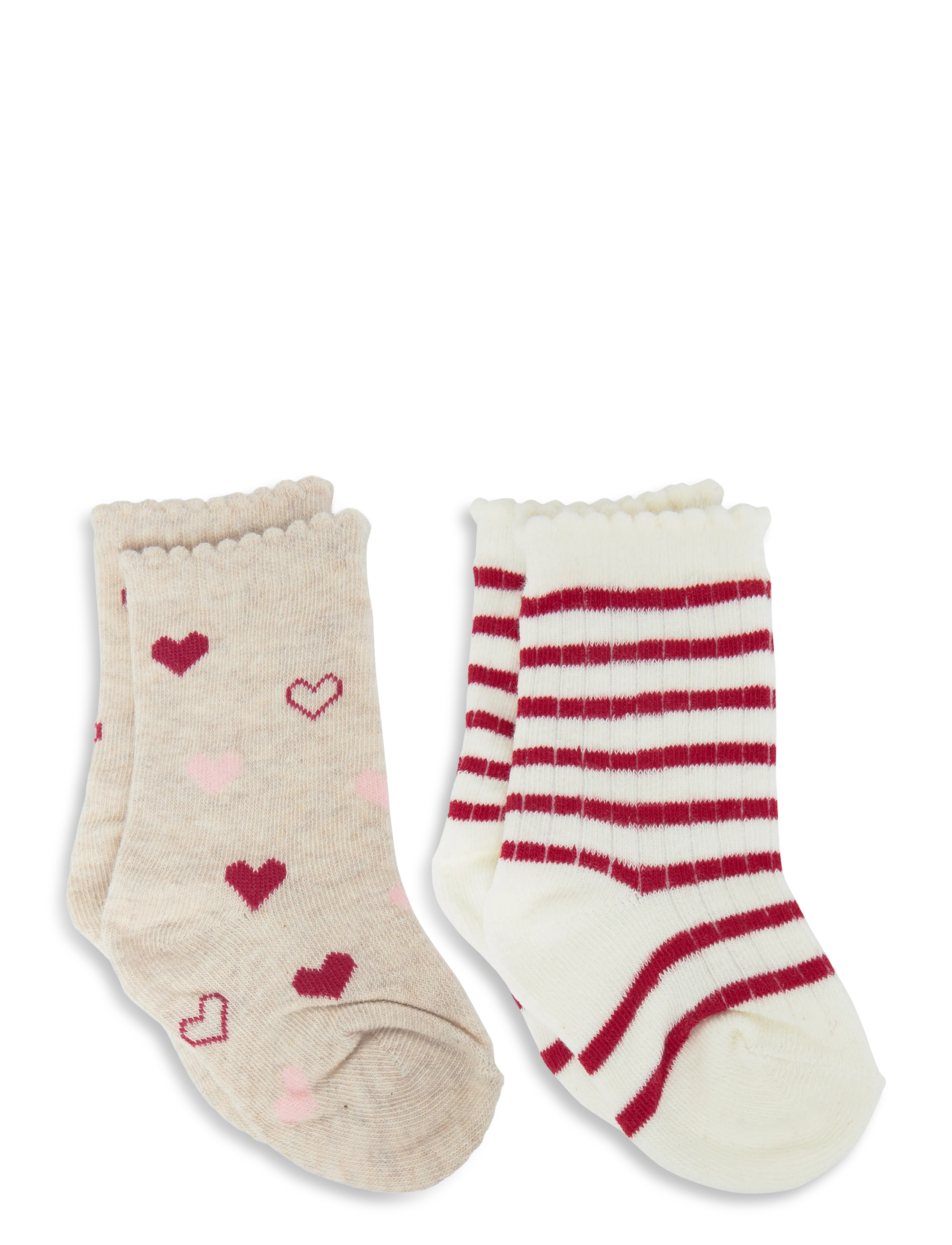 Mango - 2 pack printed socks - red - 1