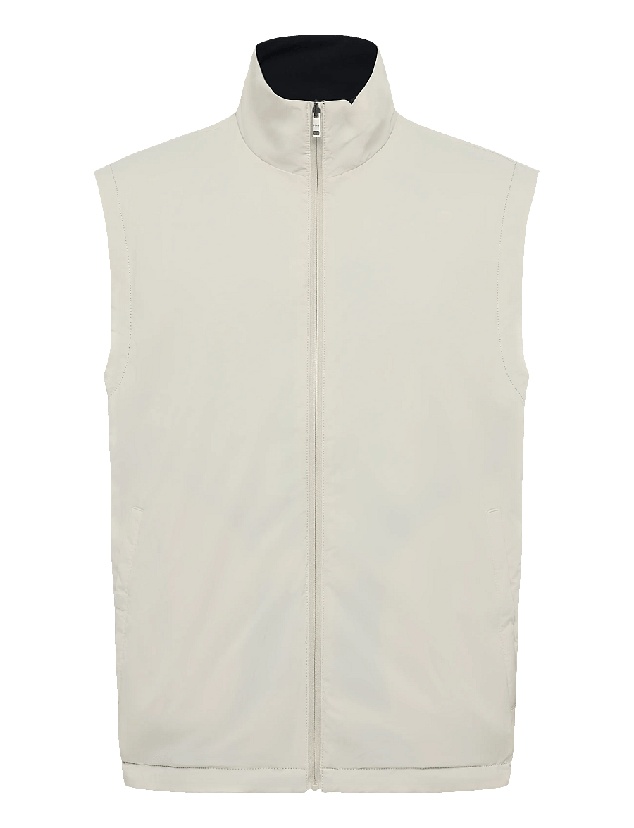Mango - Reversible water-repellent gilet - västar - dark blue - 1