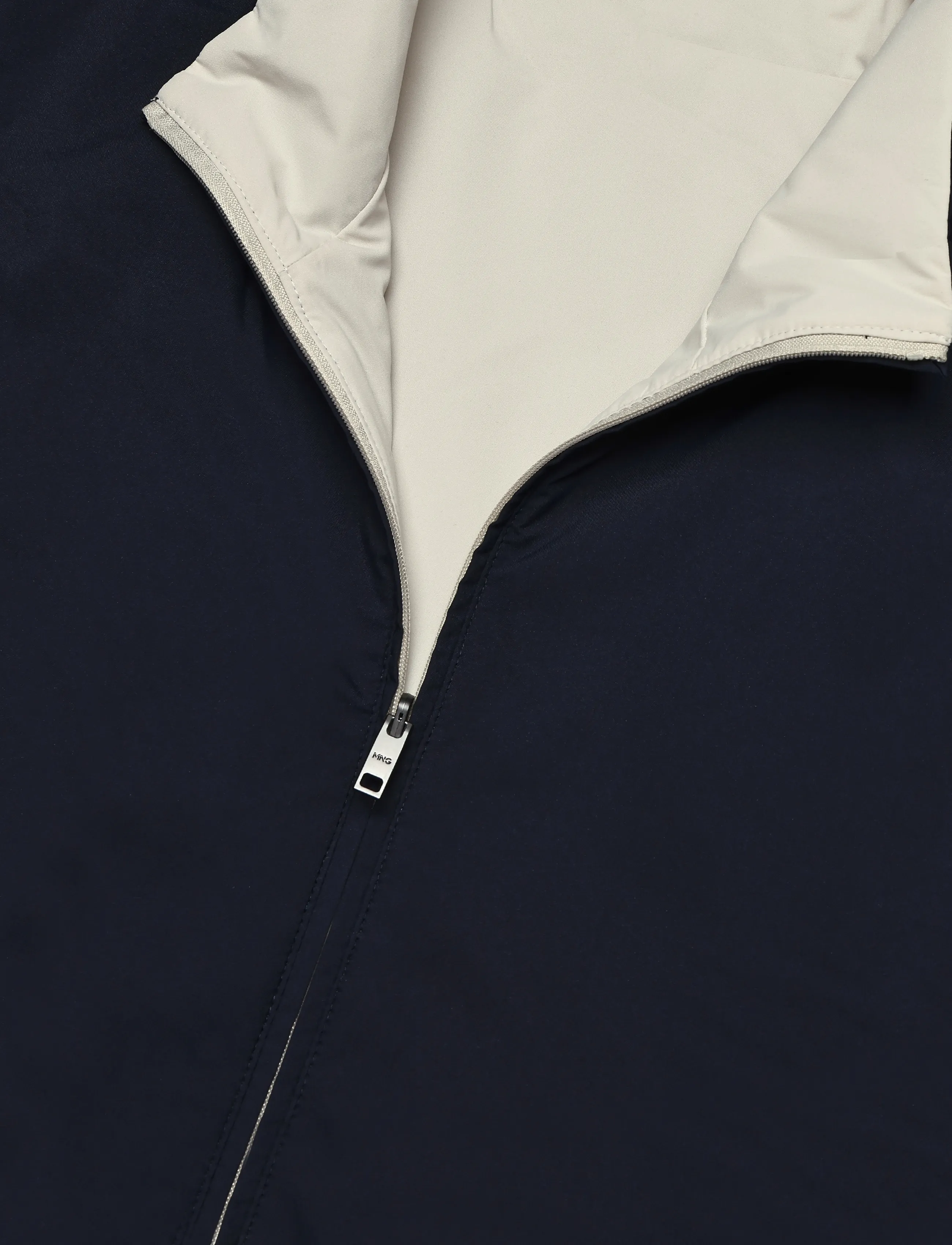 Mango - Reversible water-repellent gilet - västar - dark blue - 4