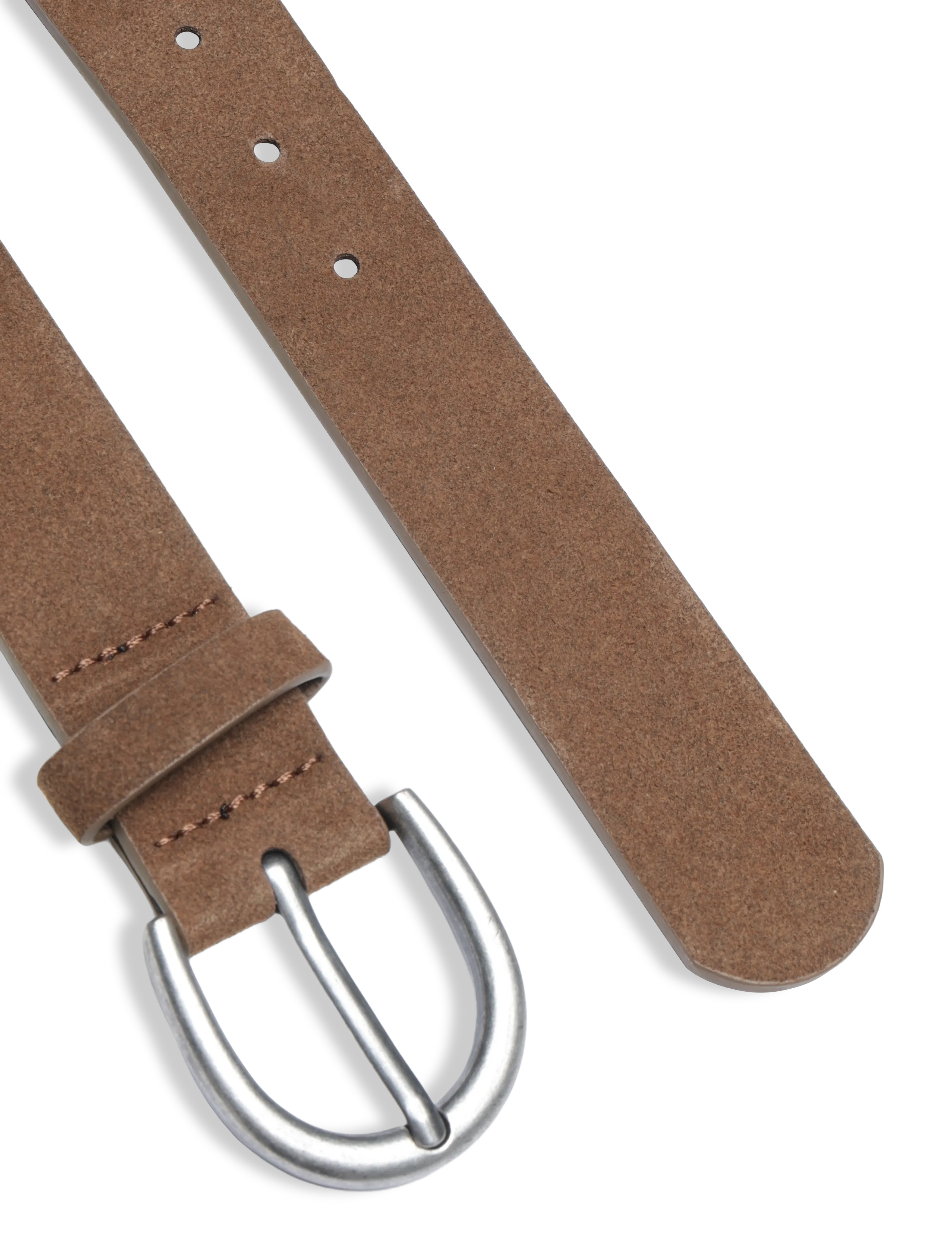 Mango - Stud leather belt - skärp - brown - 1