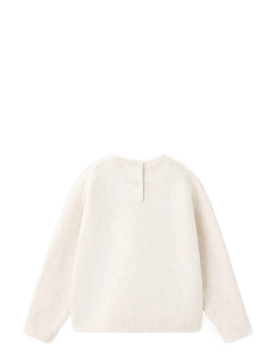 Mango - Printed dog jumper - trøjer - light beige - 1