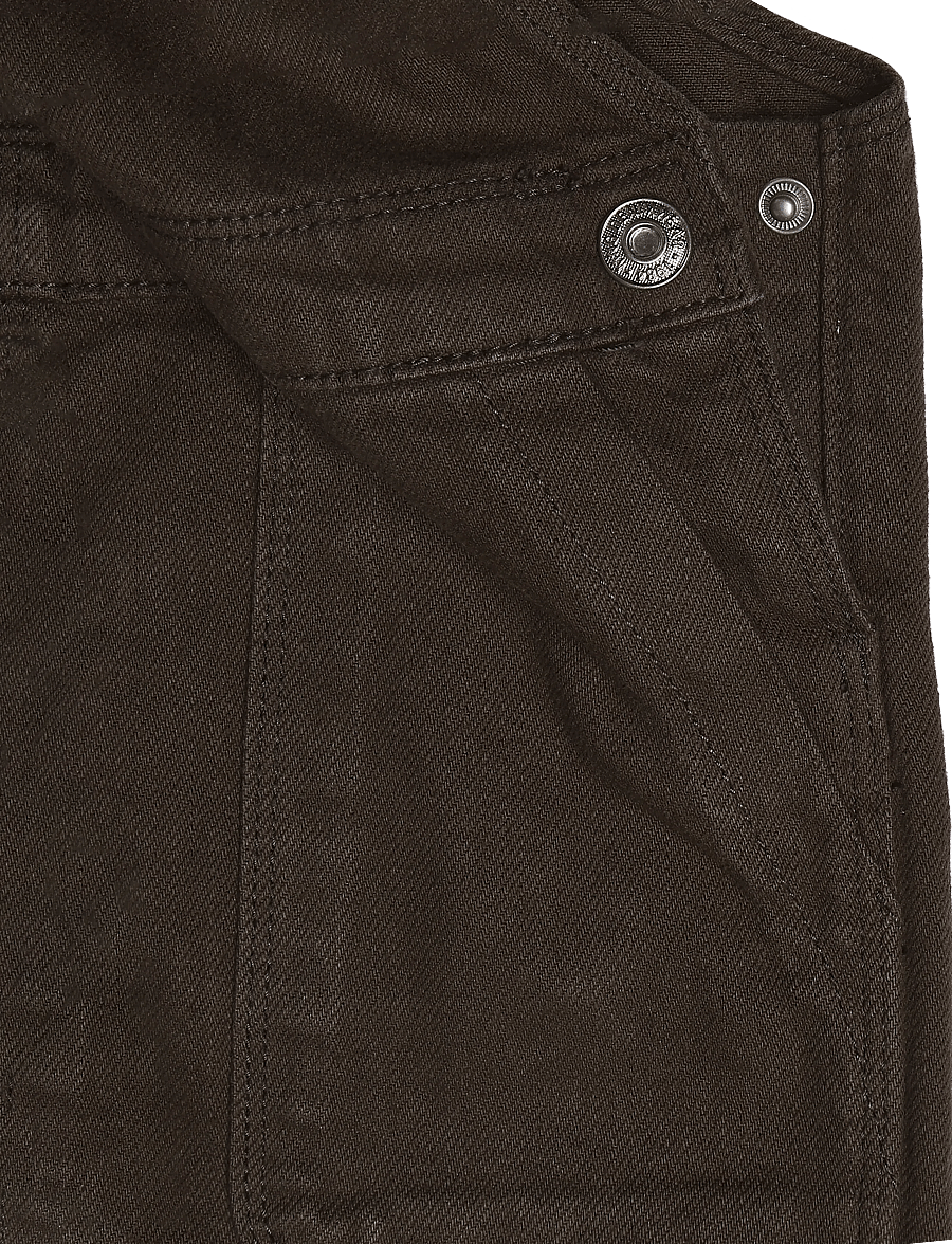 Mango - Denim dungarees with pockets - buksedragter - brown - 3