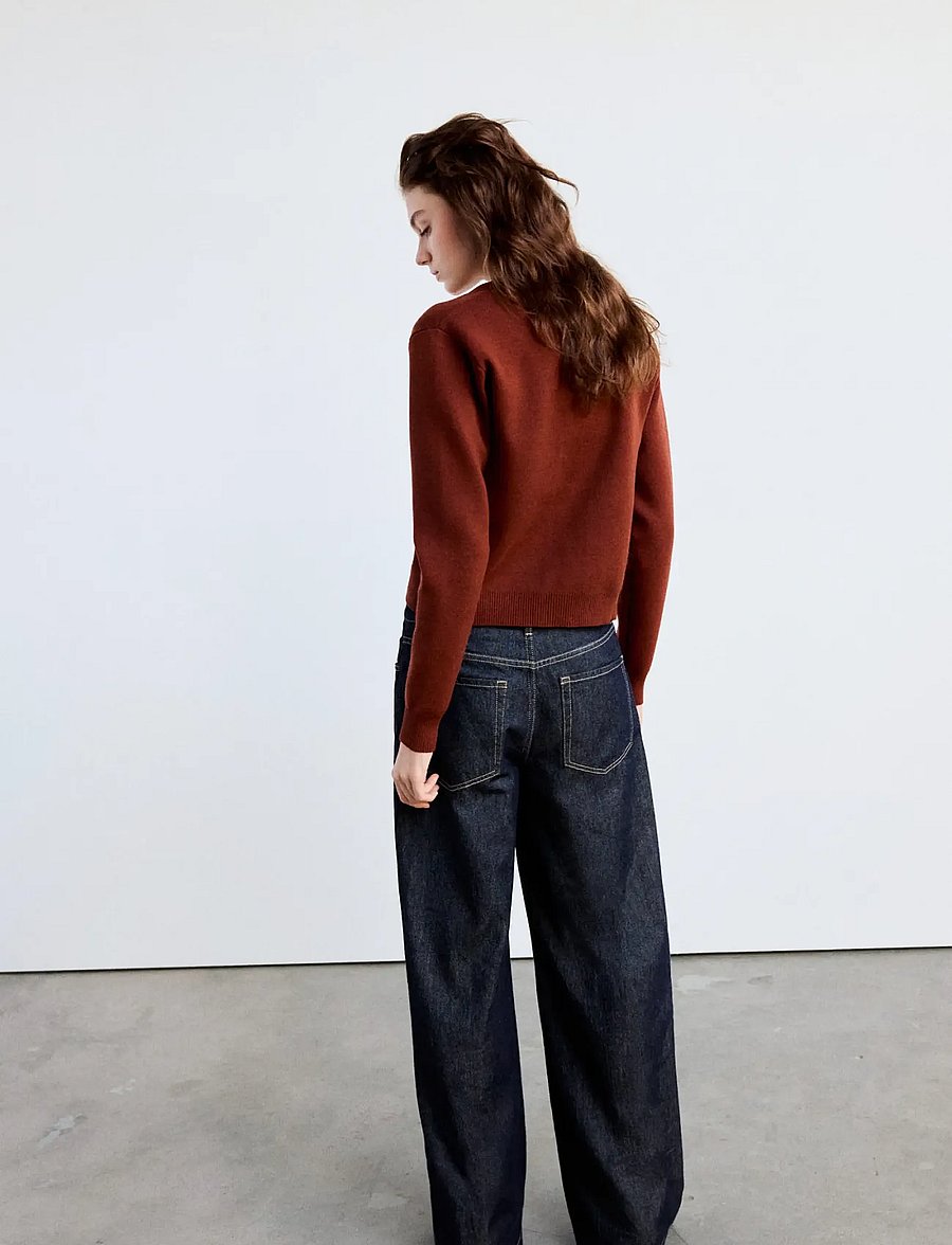 Mango - Toggle knit cardigan - cardigans - rust - copper - 2