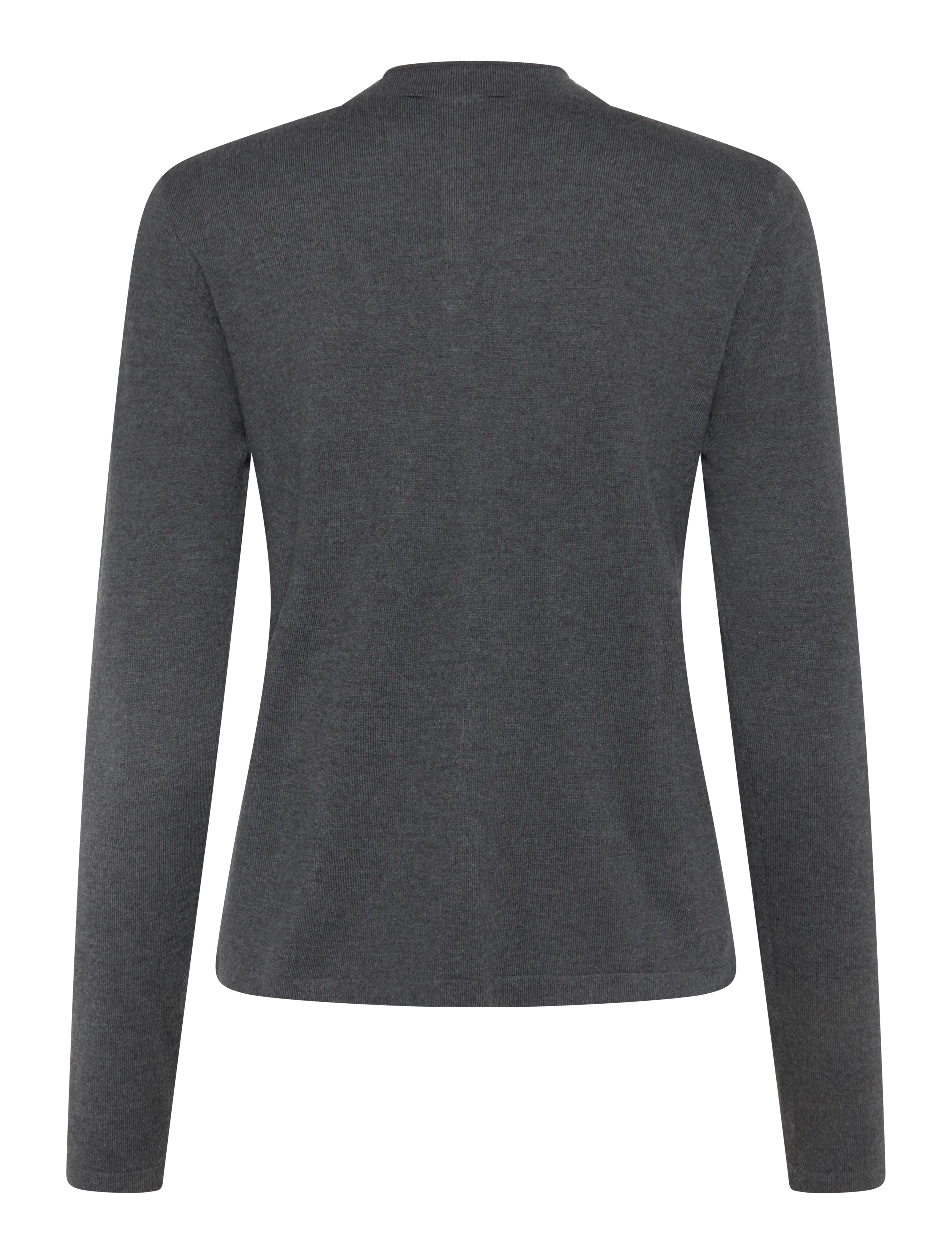 Mango - Fine-knit cardigan with metal buttons - koftor - charcoal - 2