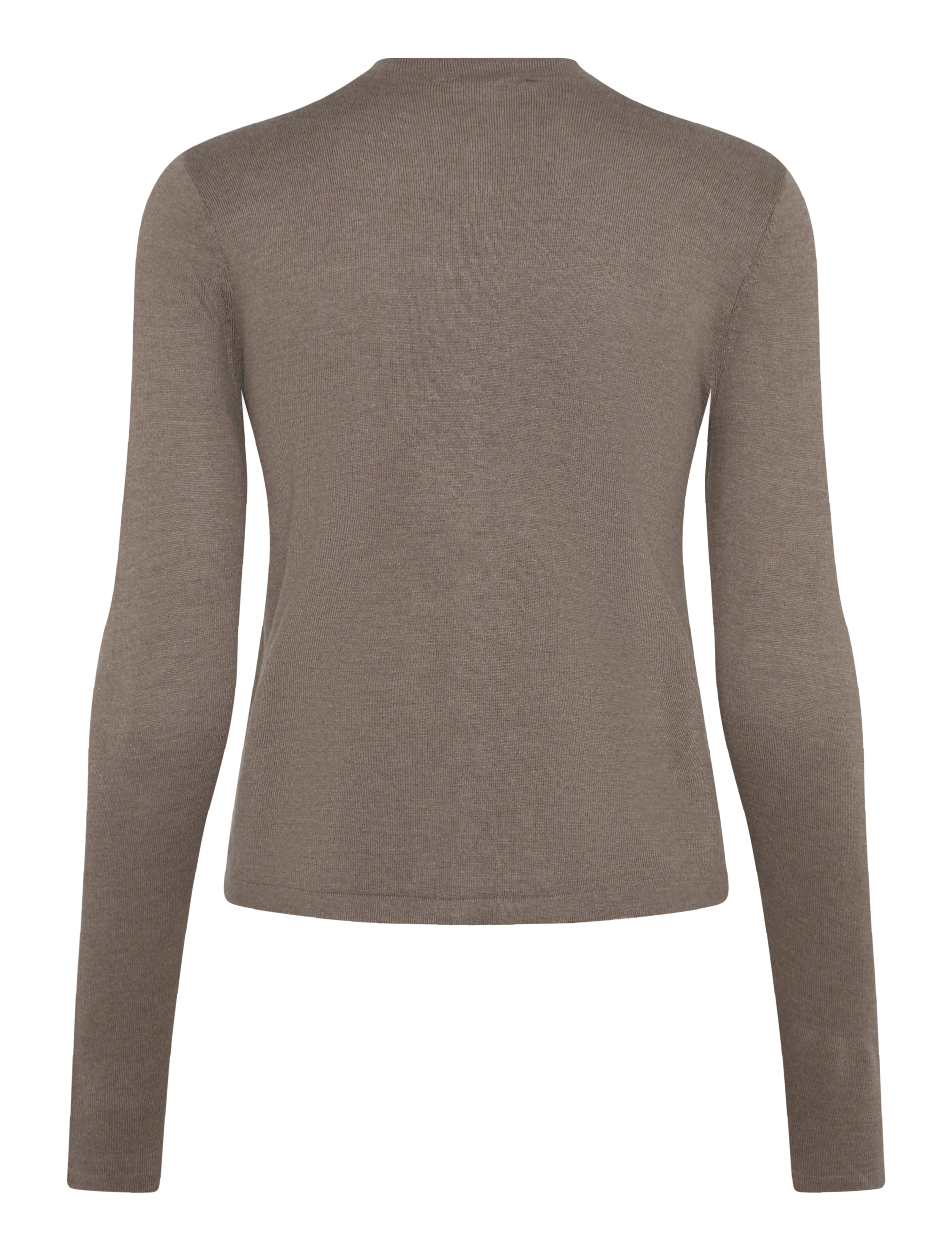 Mango - Fine-knit cardigan with metal buttons - medium brown - 1