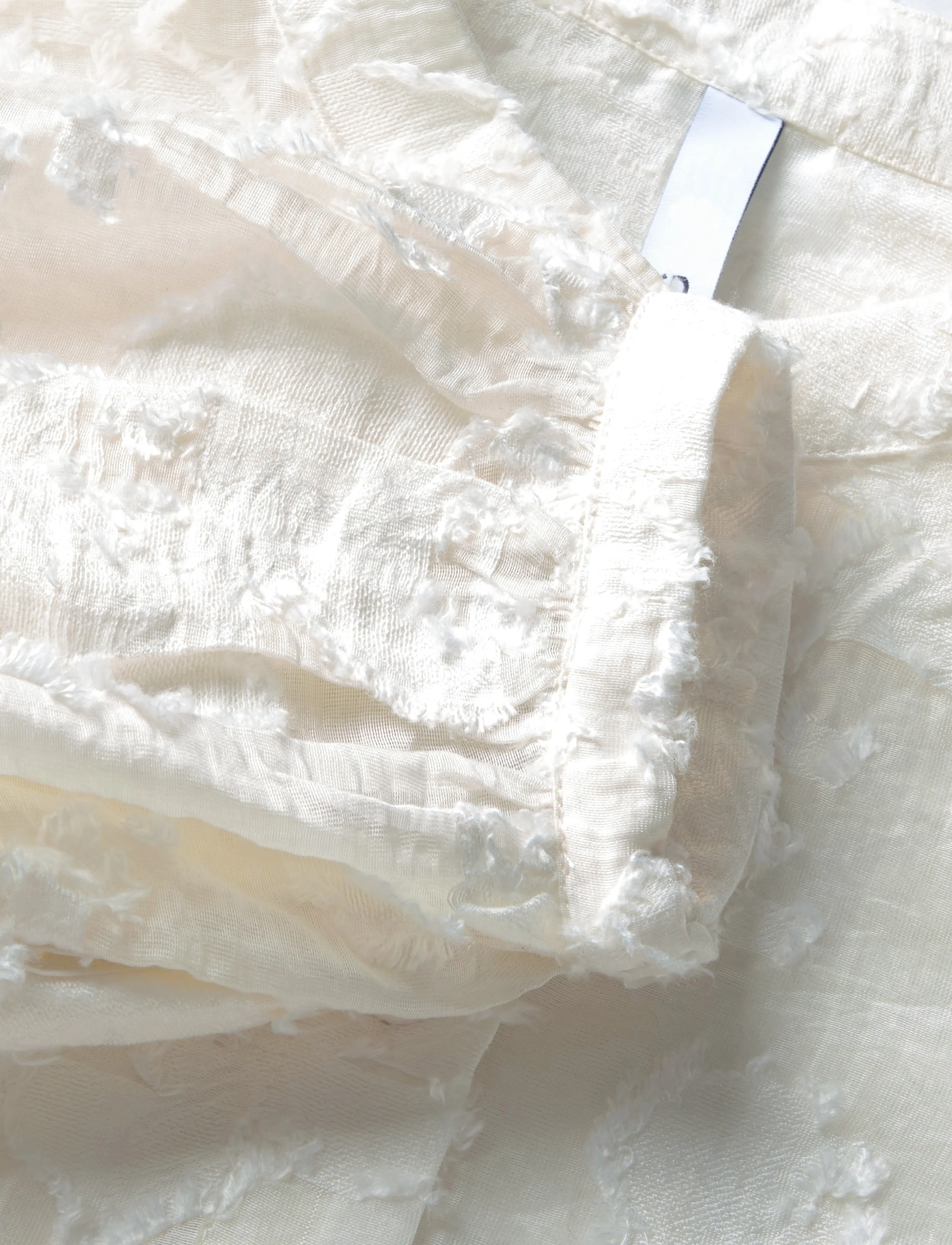 Mango - Lyocell blouse with embroidered details - natural white - 2