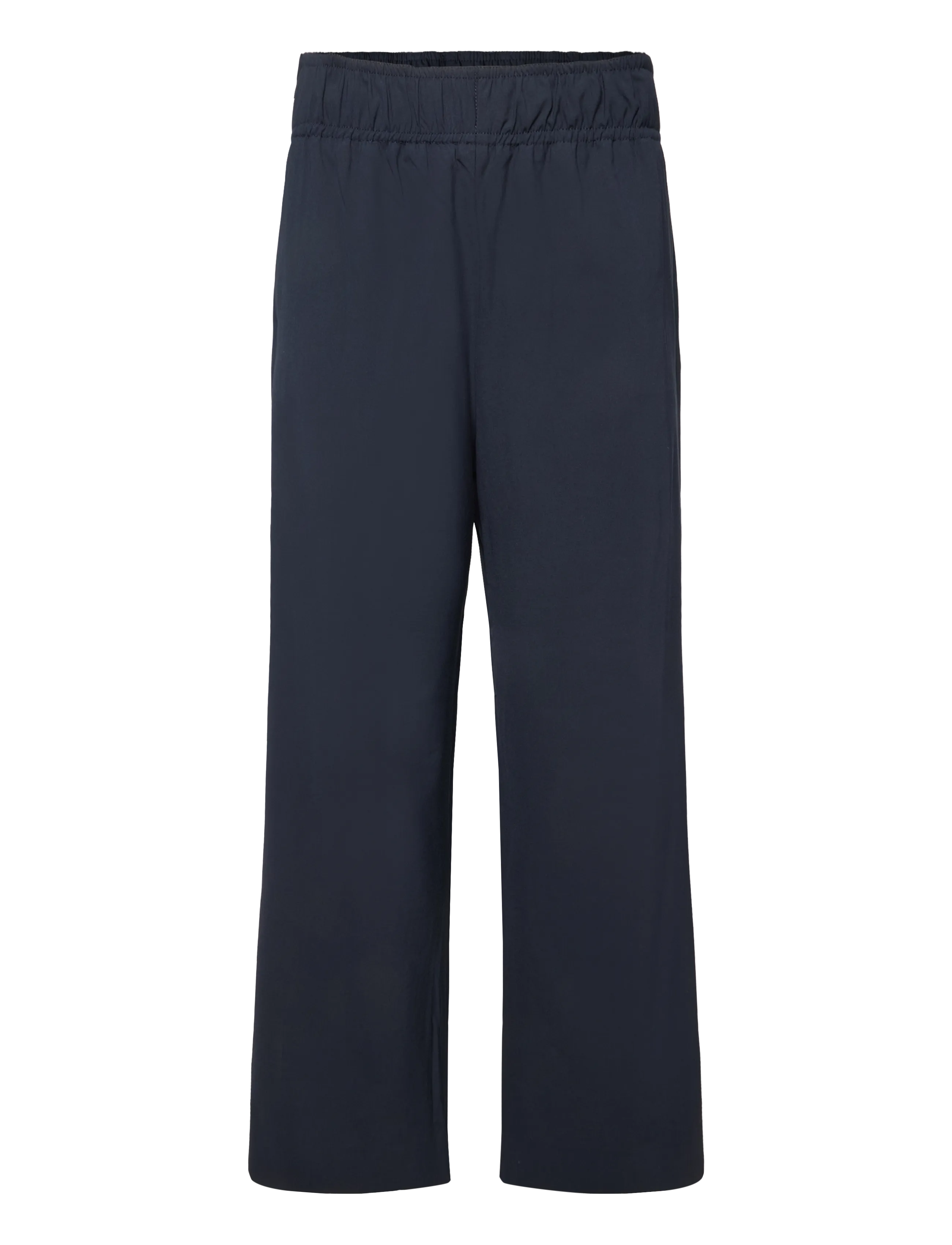 Mango Wide leg jogger trousers - Vida byxor - NAVY / navy