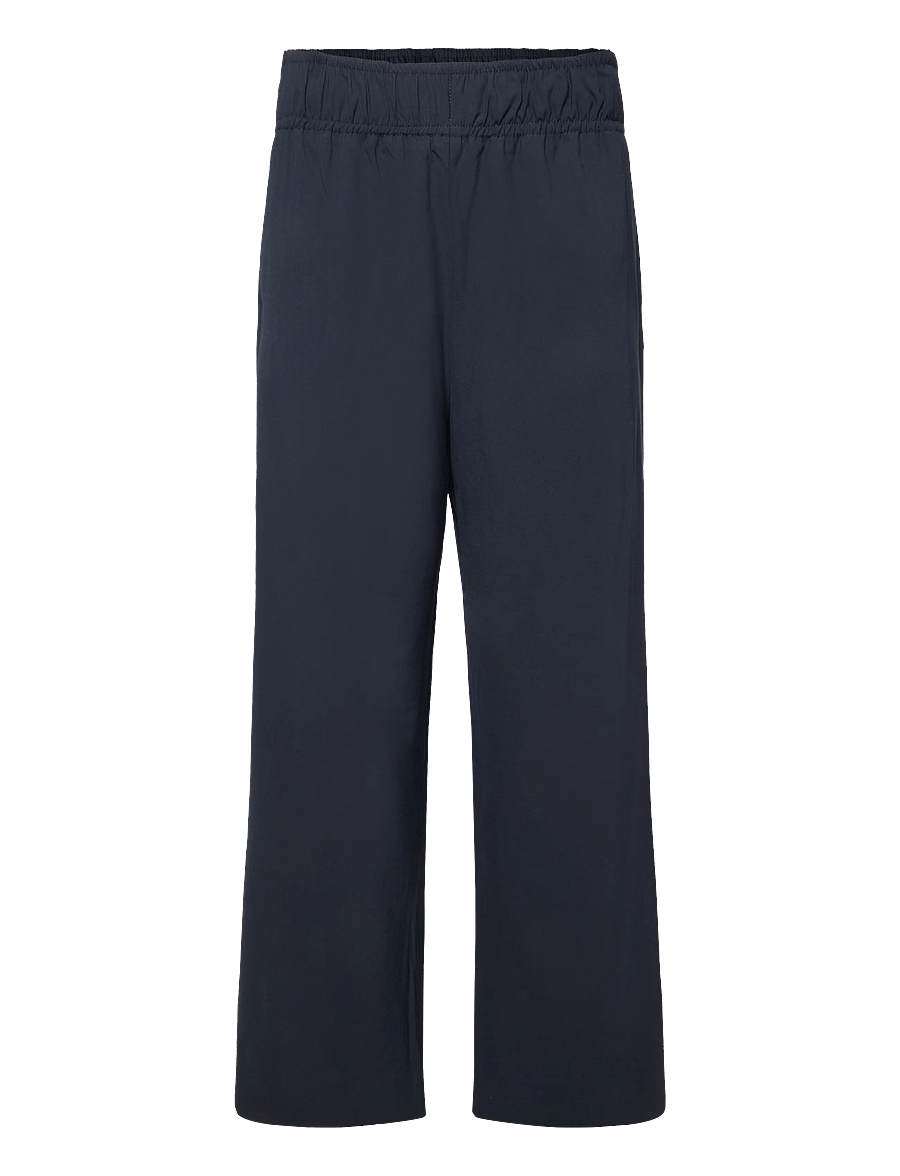Mango - Wide leg jogger trousers - vida byxor - navy - 0
