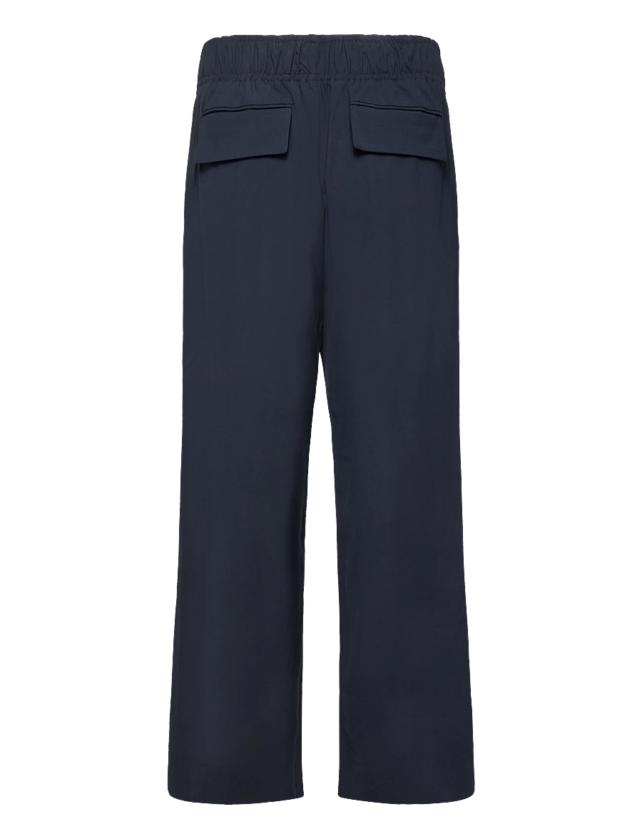 Mango - Wide leg jogger trousers - vida byxor - navy - 1