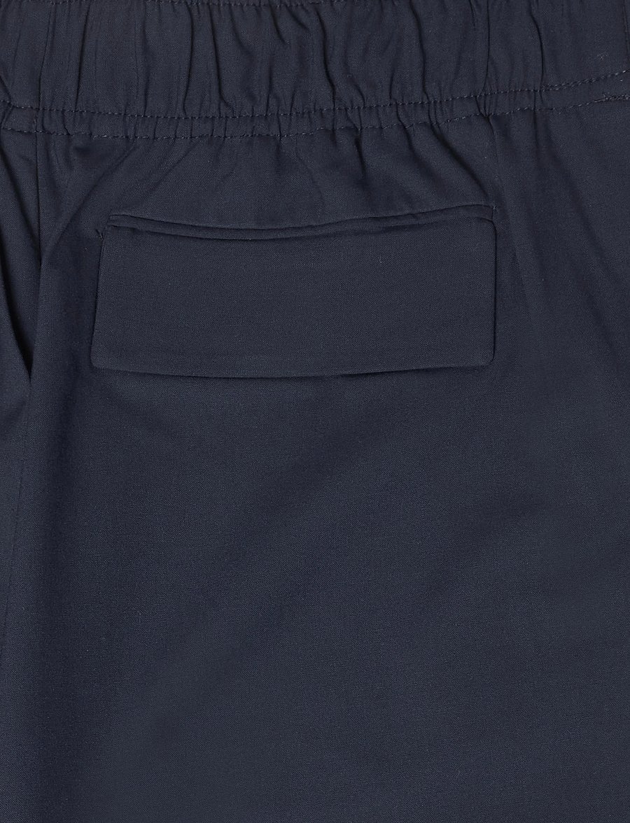 Mango - Wide leg jogger trousers - vida byxor - navy - 2