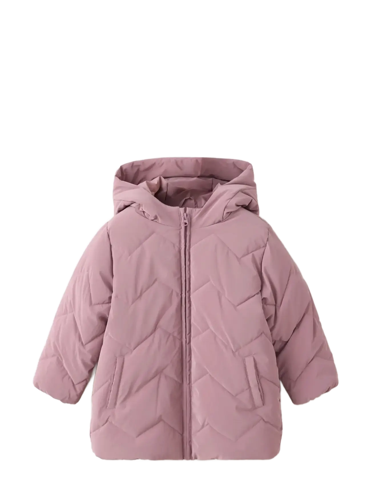 Mango Long padded anorak - Dunjakker - LT-PASTEL PURPLE / purple