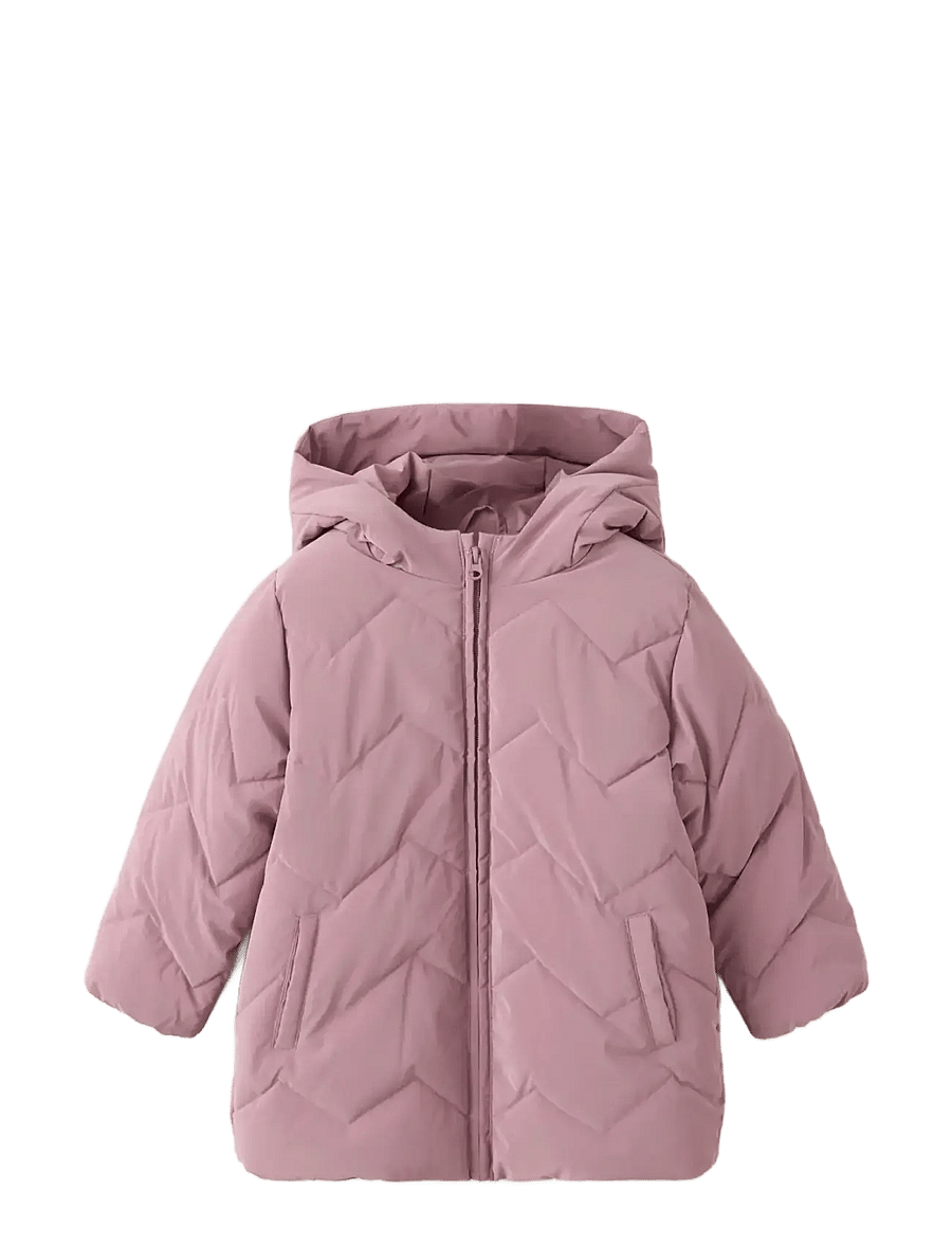 Mango - Long padded anorak - anorakker - lt-pastel purple - 0