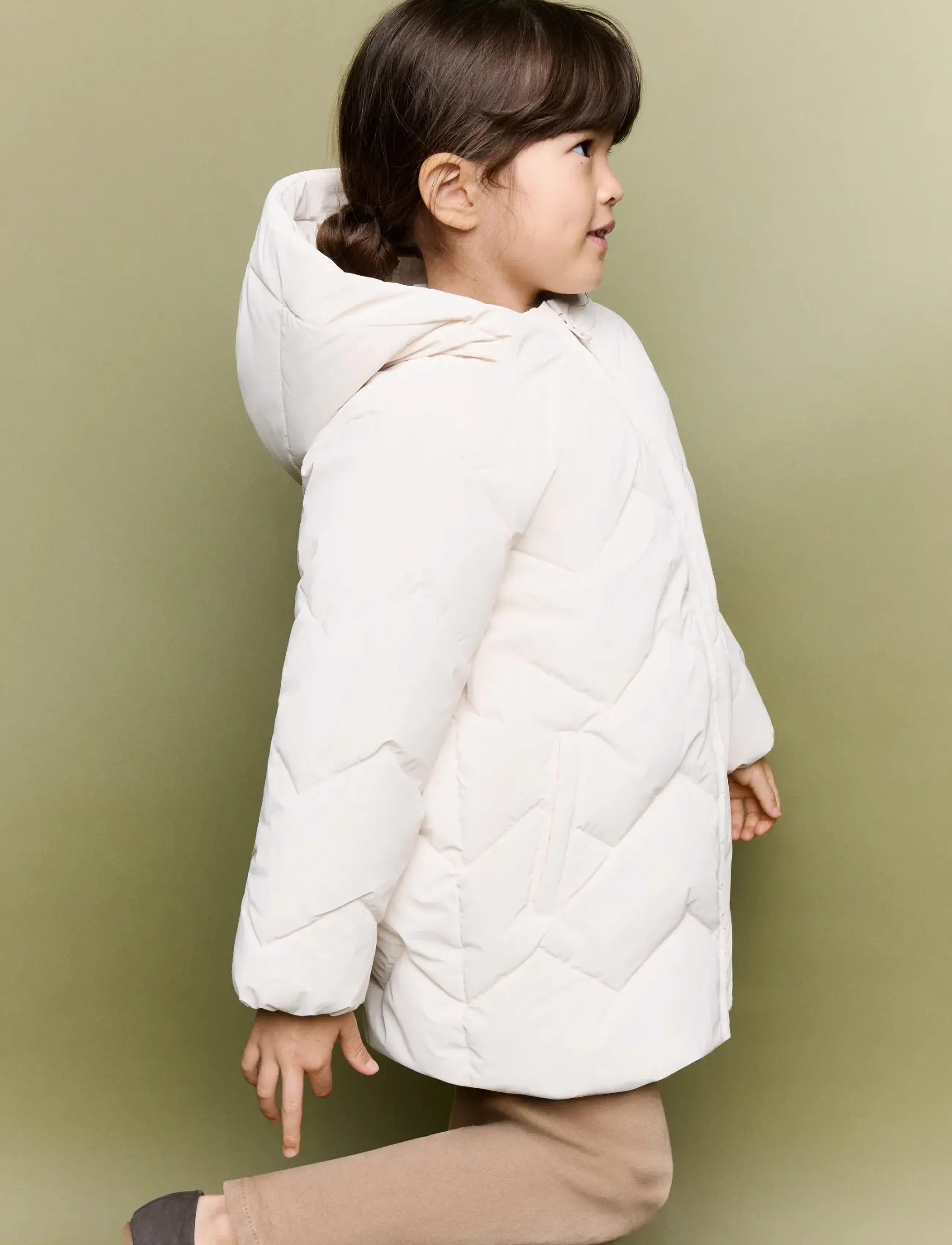 Mango - Long padded anorak - anorakker - natural white - 0