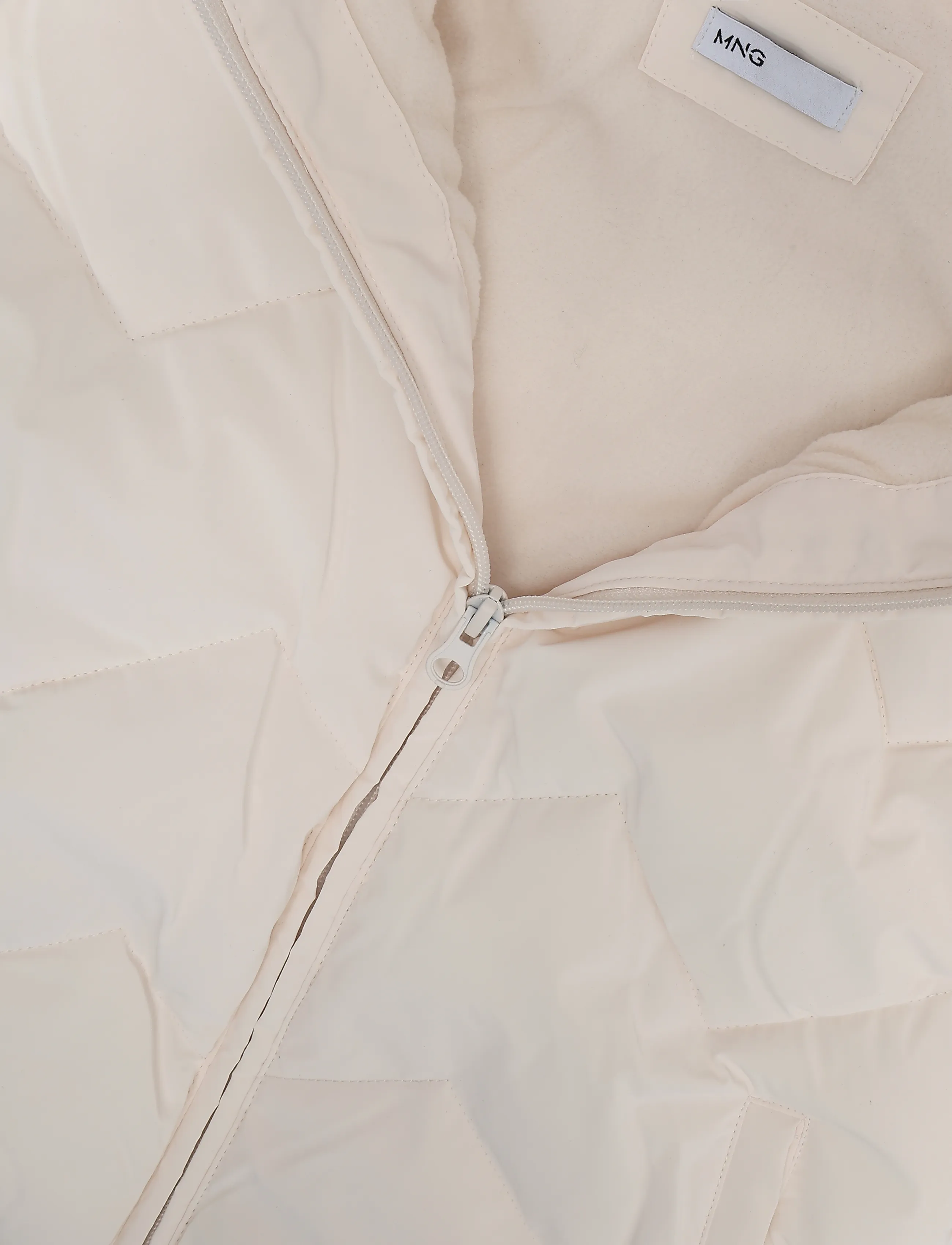 Mango - Long padded anorak - anorakker - natural white - 3