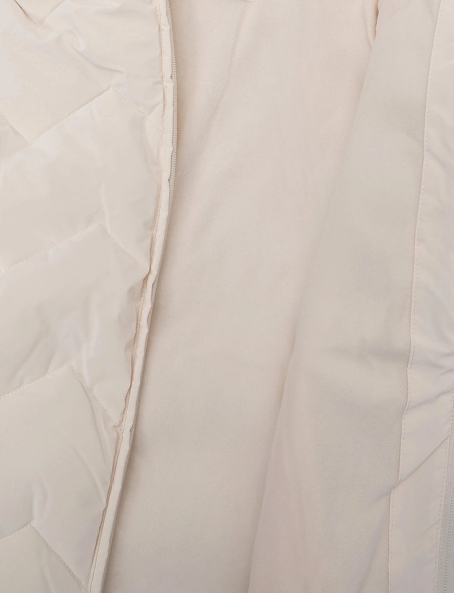 Mango - Long padded anorak - anorakker - natural white - 5