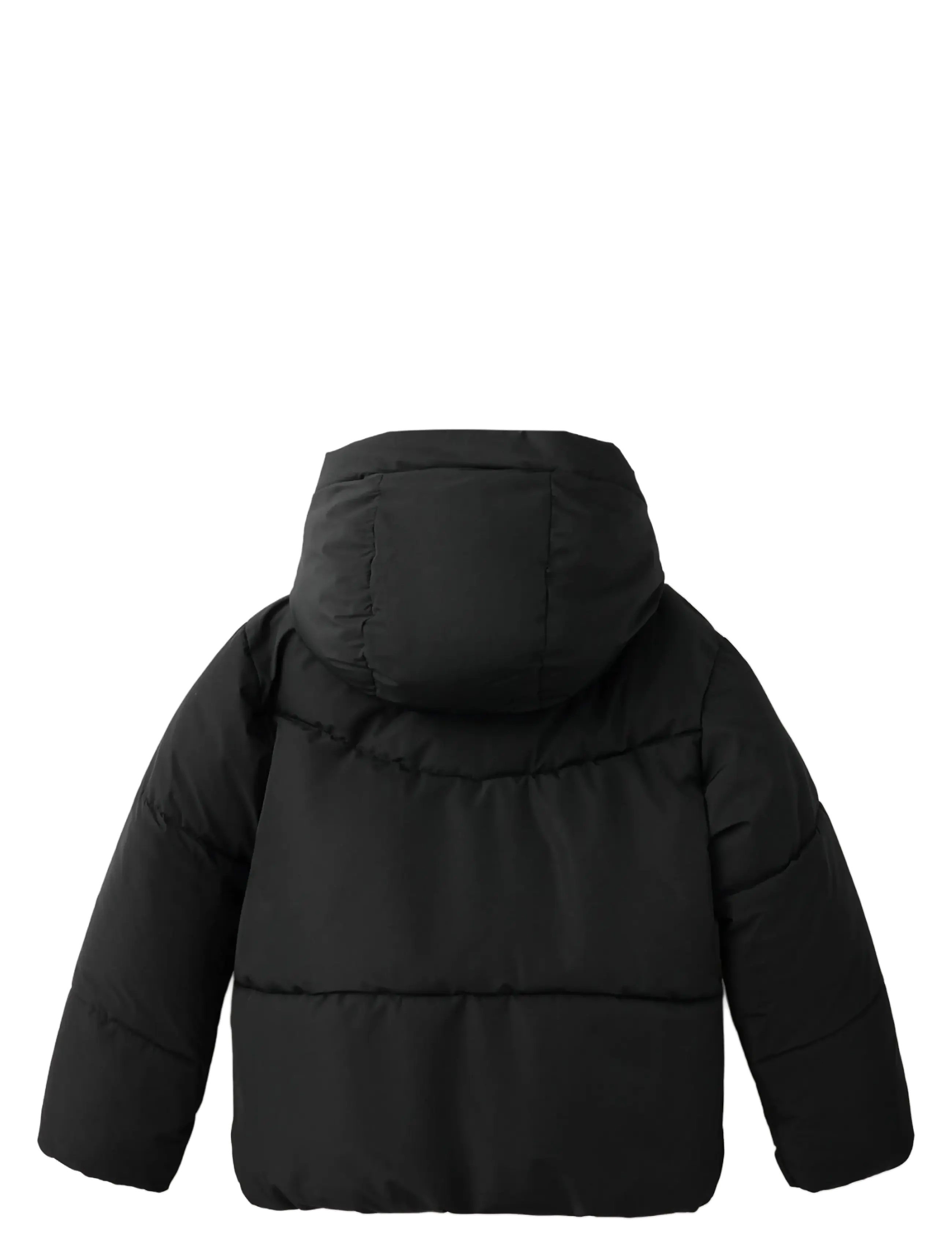 Mango - Hood puffer coat - quiltede jakker - black - 1