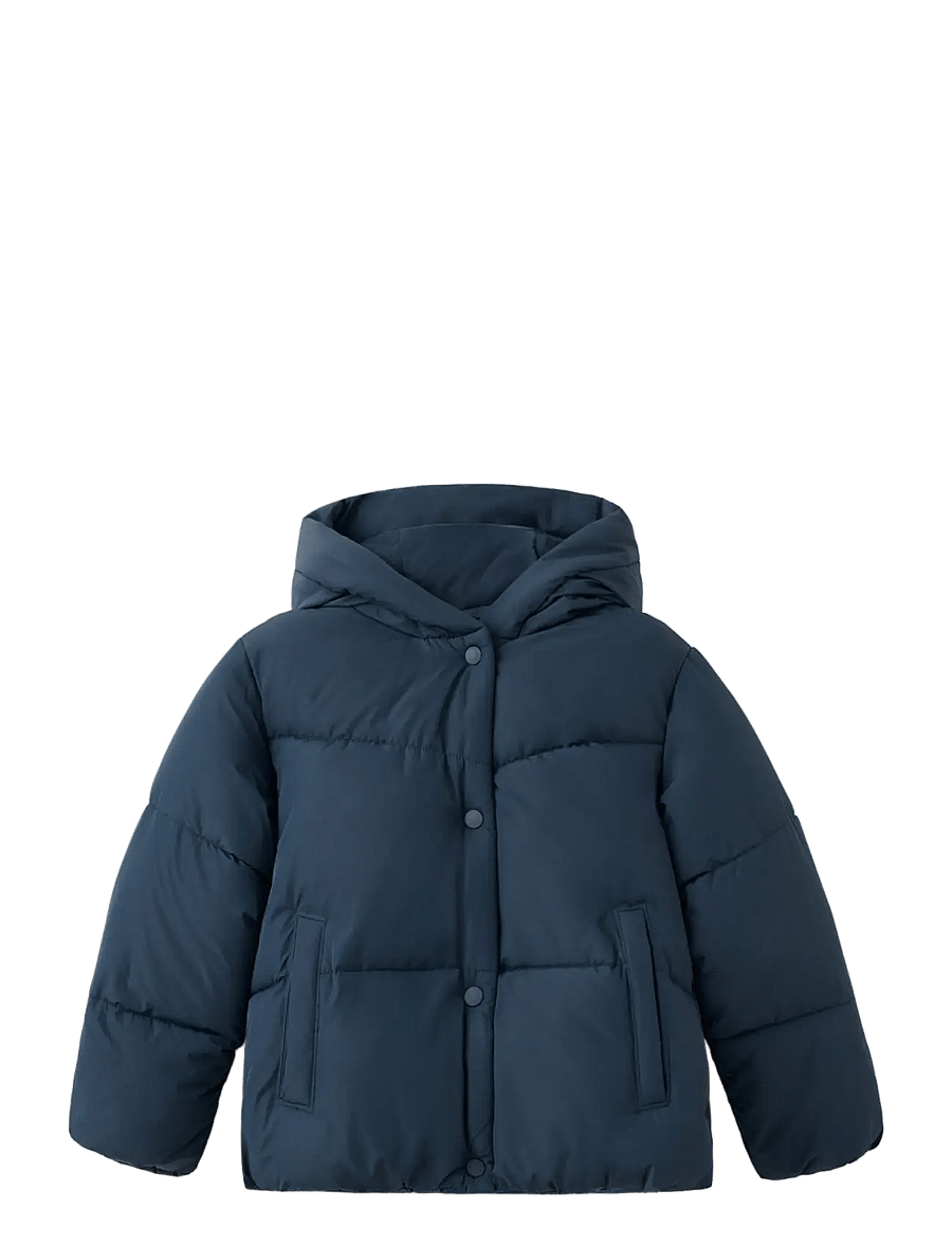 Mango - Hood puffer coat - quiltade jackor - navy - 0