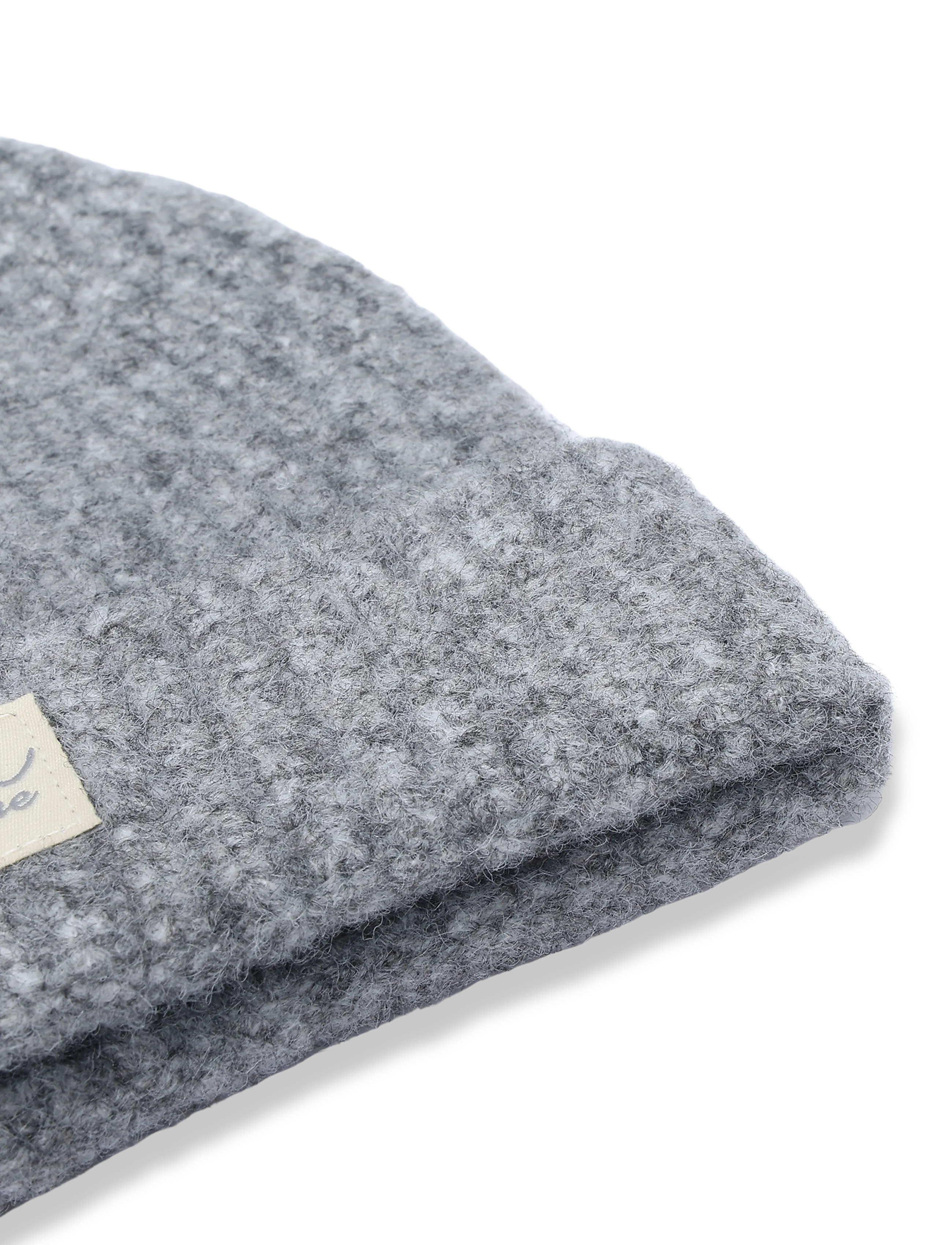 Mango - Pom pom cable-knit beanie - vintermössor - grey - 2