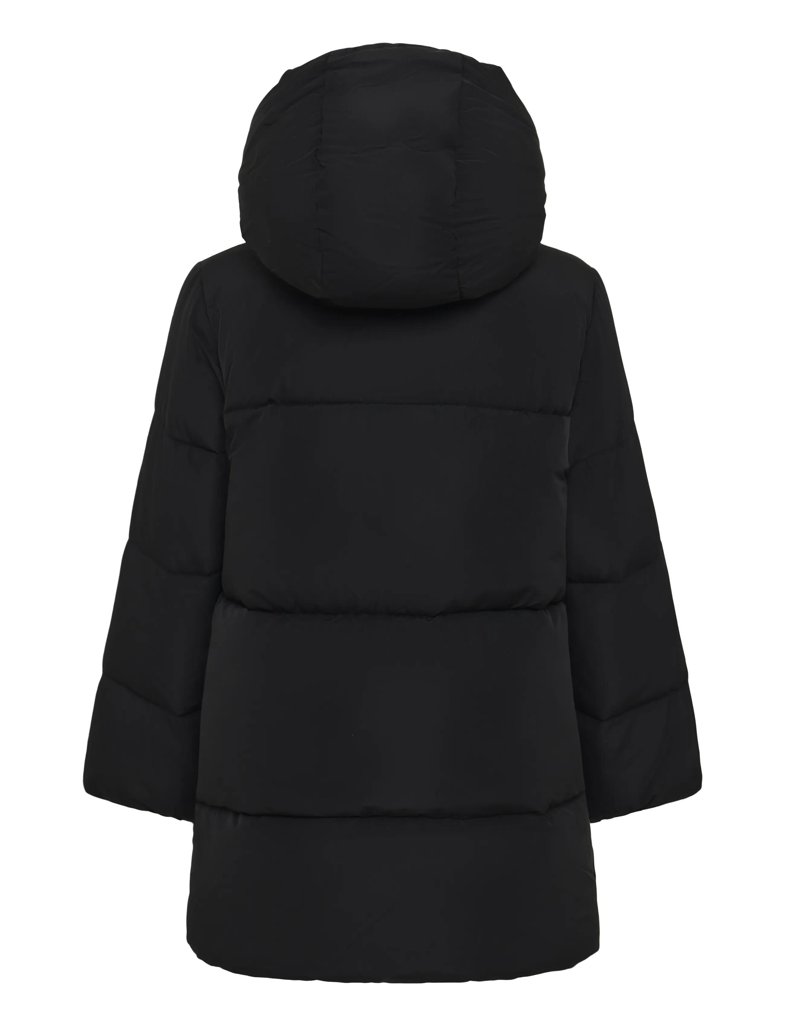 Mango - Hood puffer coat - dunjakker - black - 1