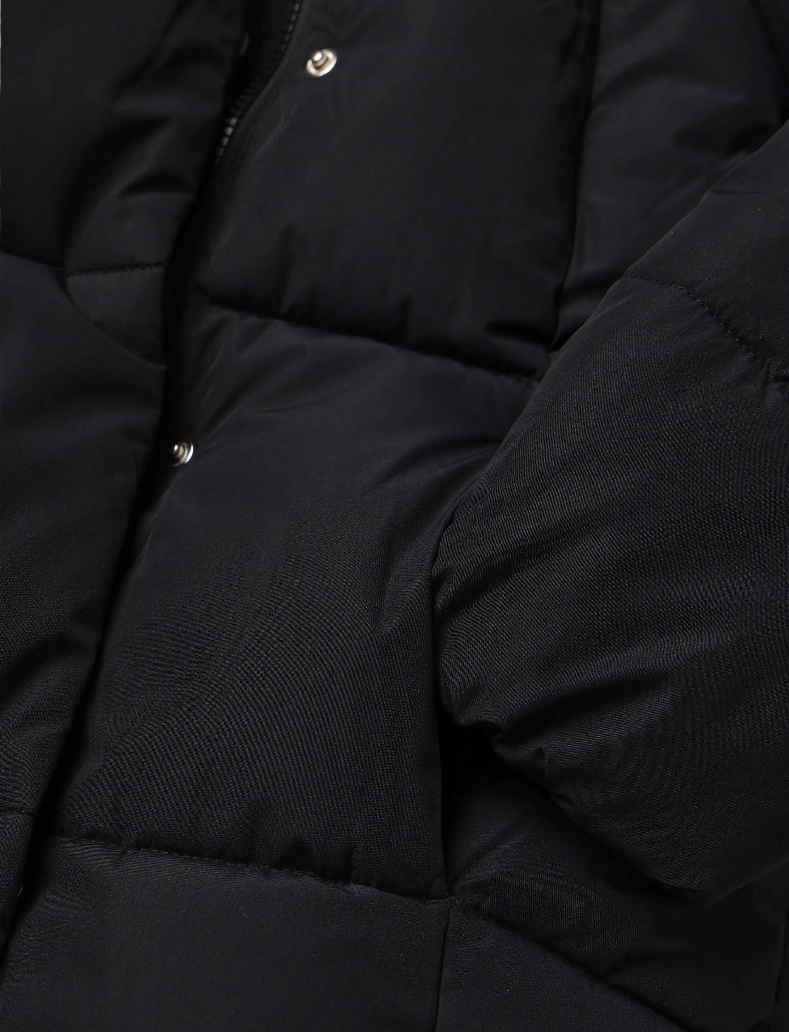 Mango - Hood puffer coat - dunjakker - black - 3