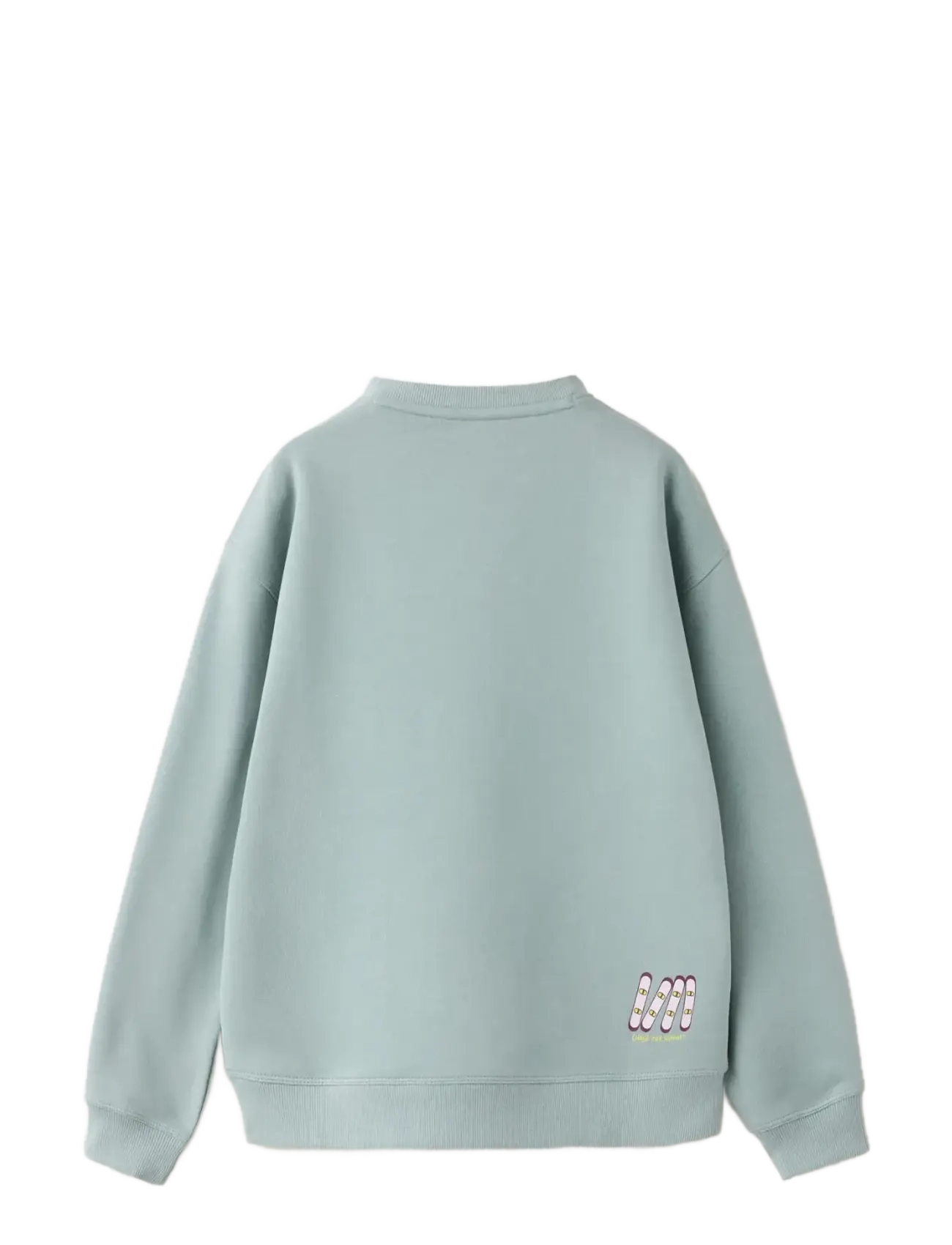 Mango - Balloon print sweatshirt - sweatshirts - turquoise - aqua - 2
