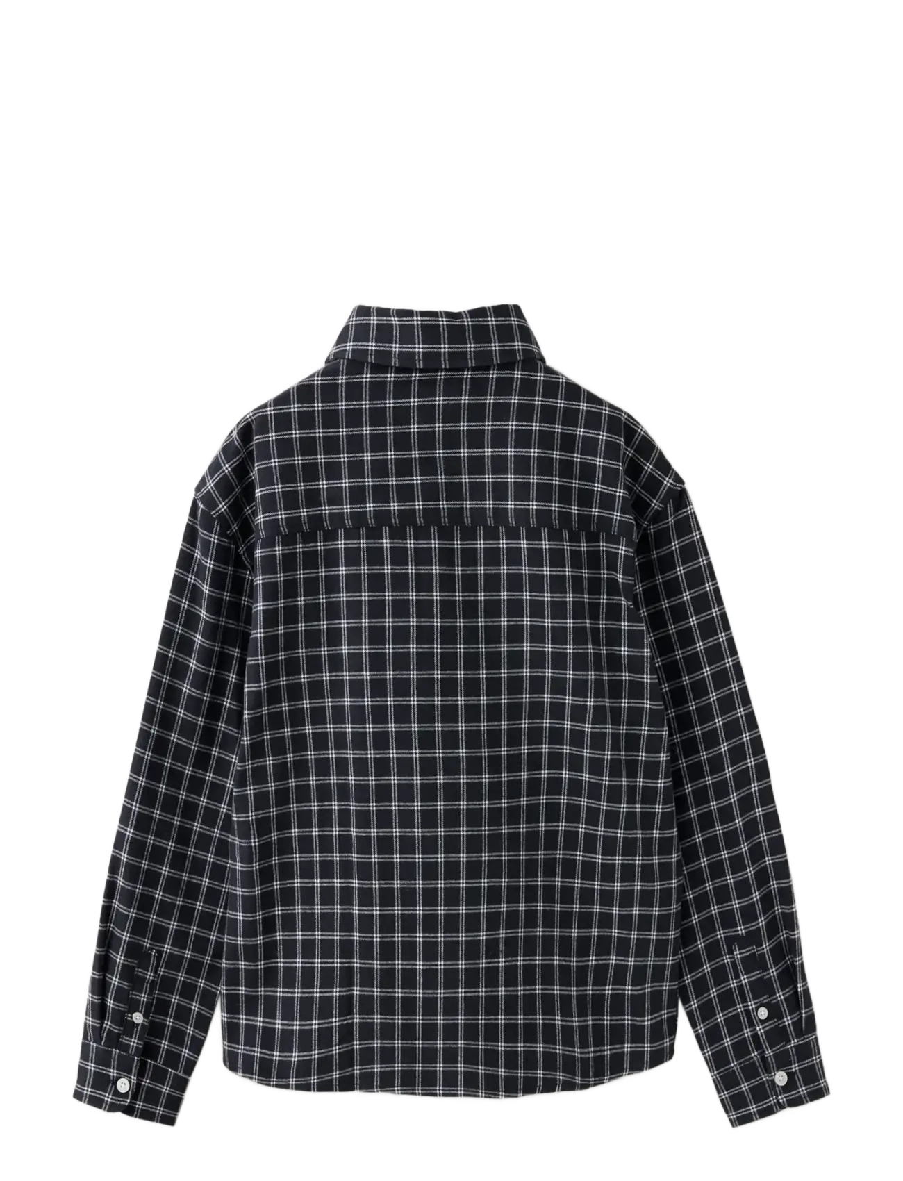 Mango - Checked flannel shirt - black - 2
