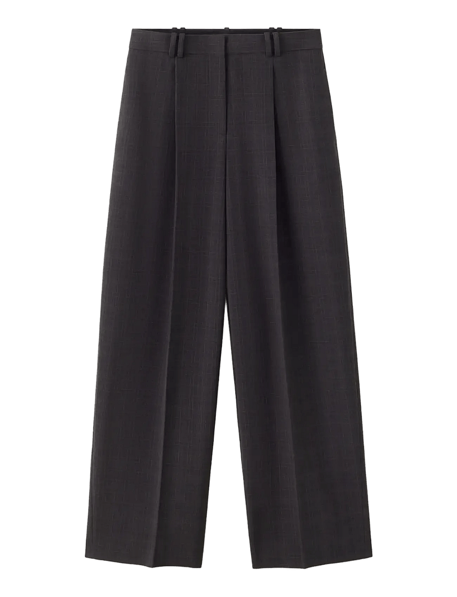 Mango - Check suit trousers - kostymbyxor - brown - 0